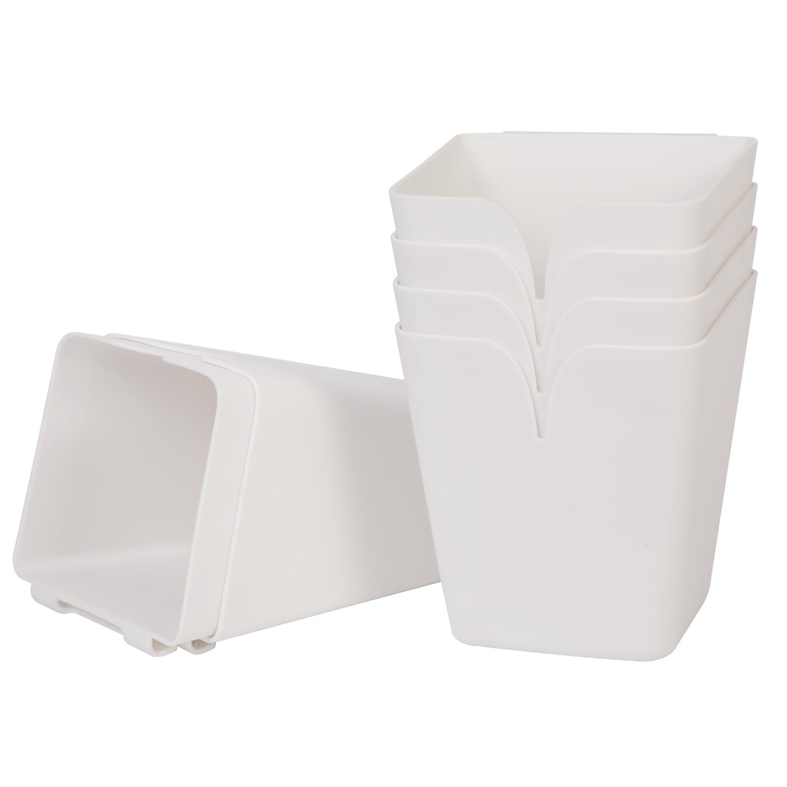 6 Pack Hanging Cup Holders for Rolling Carts, Trolley Basket Storage,Rolling ...