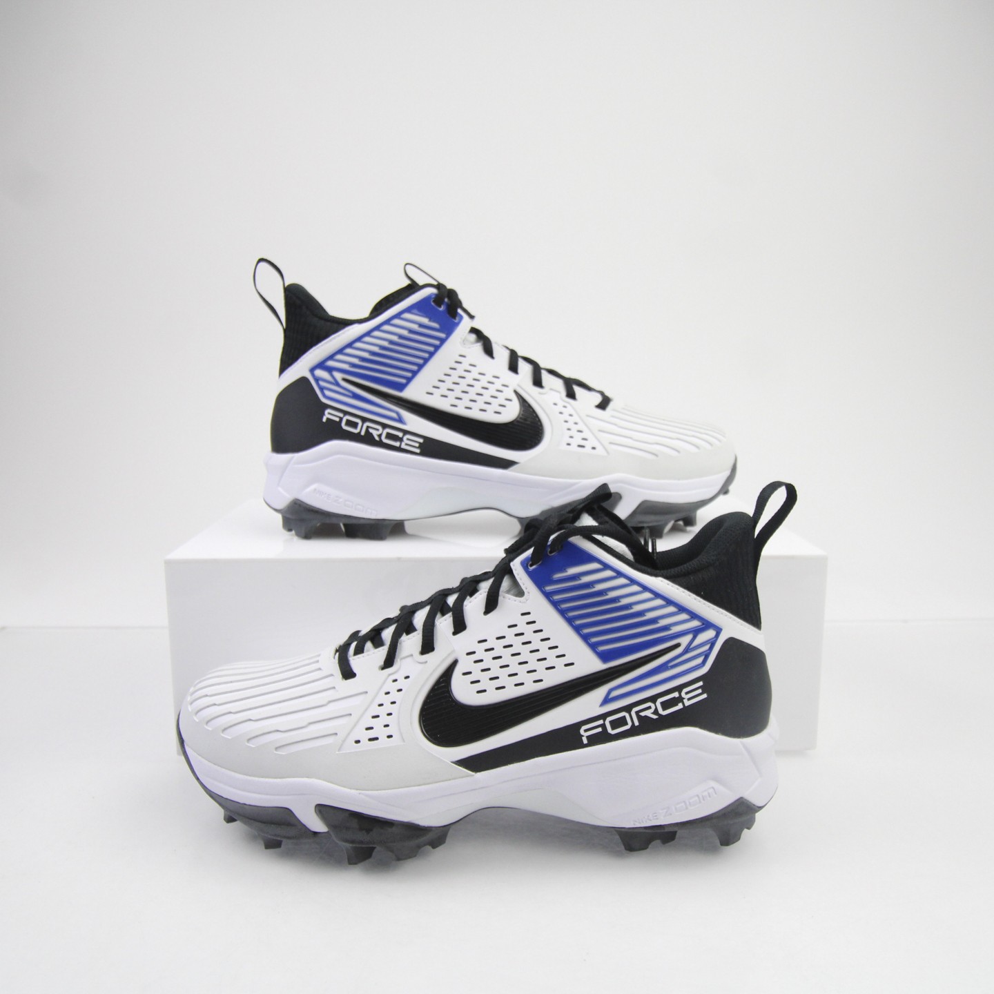 Nike Force Savage Football Cleat Men's White New without Box Multiple Sizes