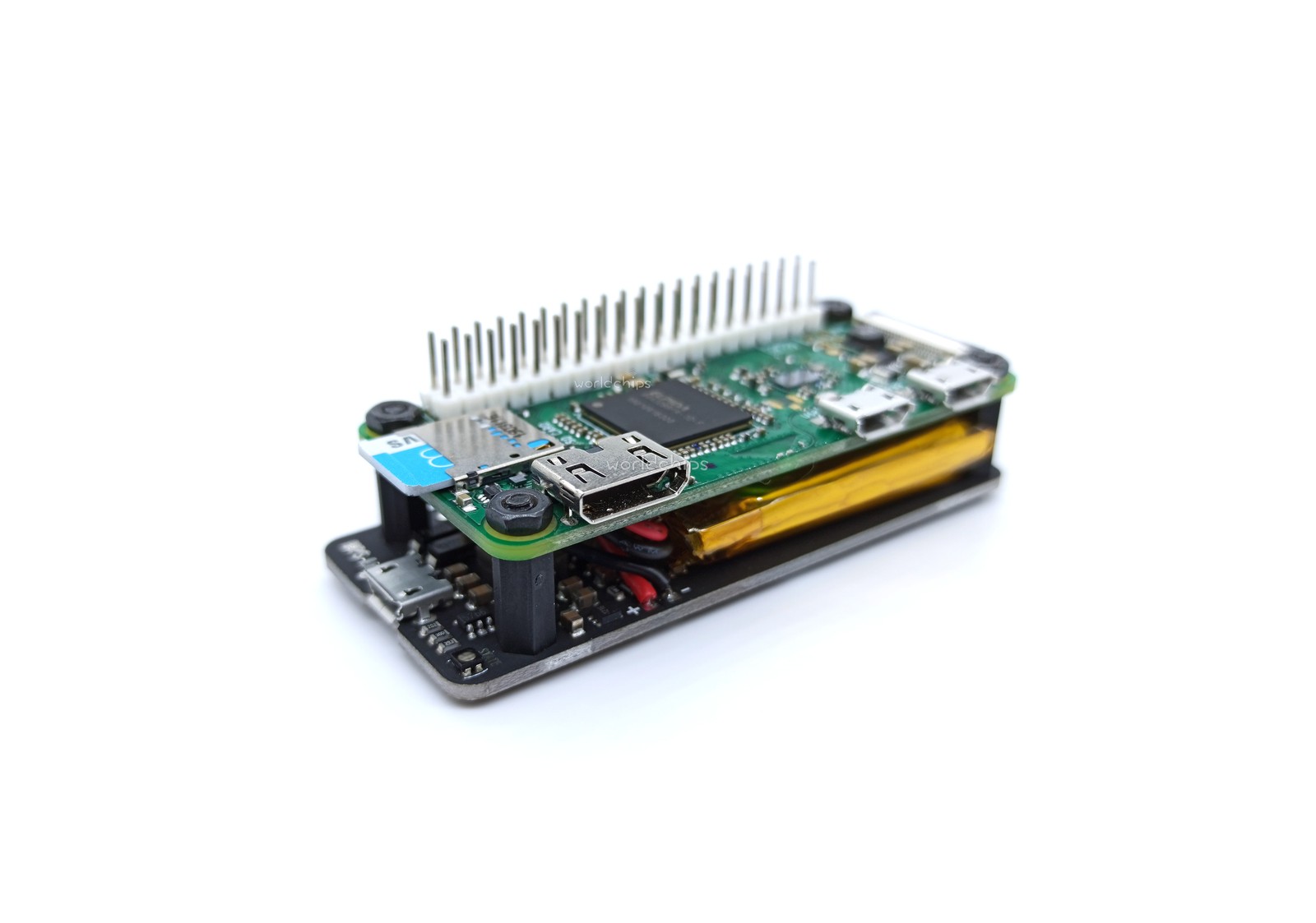 For Raspberry Pi Zero UPS-Lite Power Board With 1000mAh Polymer Lithium Battery