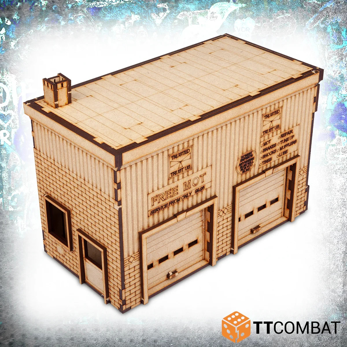 TTCombat TTSCW-DCS-059 Mechanix (City Streets) Garage Building Terrain Kit
