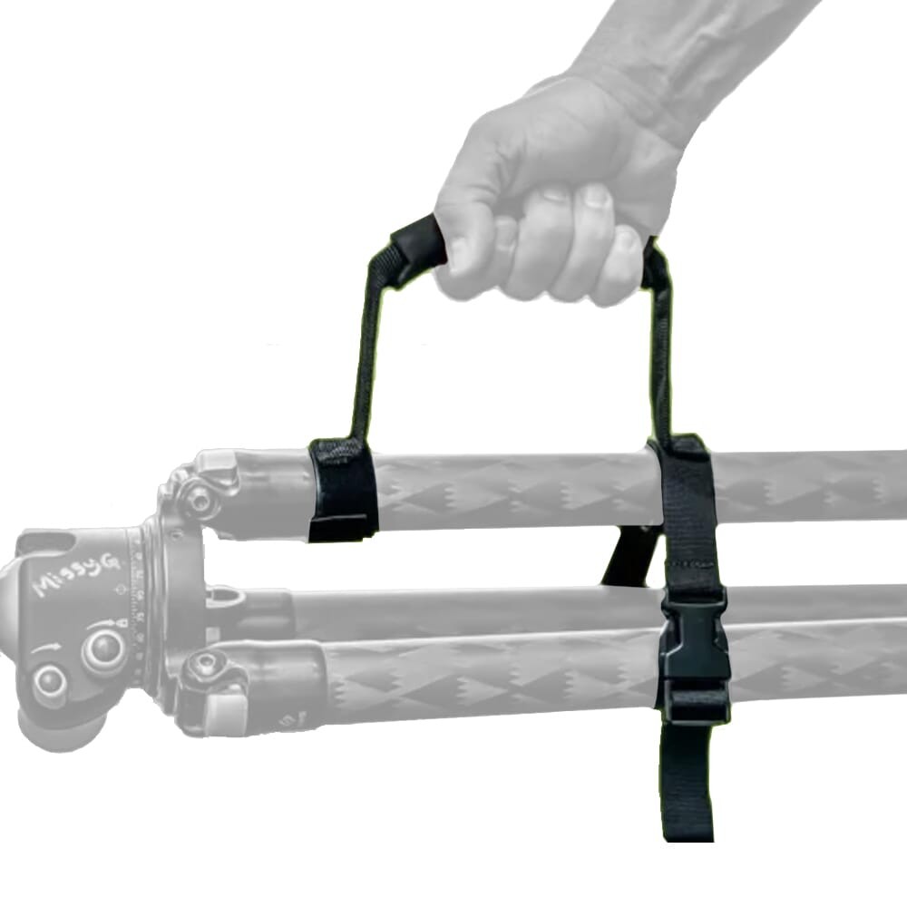 Armageddon Gear Black Tripod Handle with Sticky Backing (AG0779-BK)