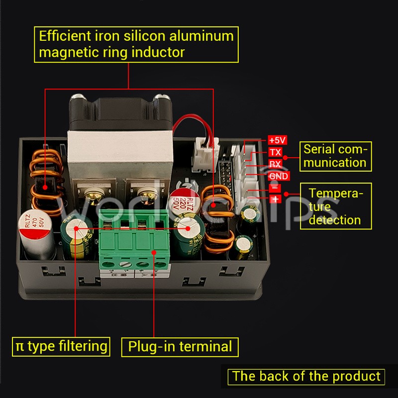 1.8in SK150C CNC Buck-Boost DC Adjustable Voltage Regulator Power Supply Module