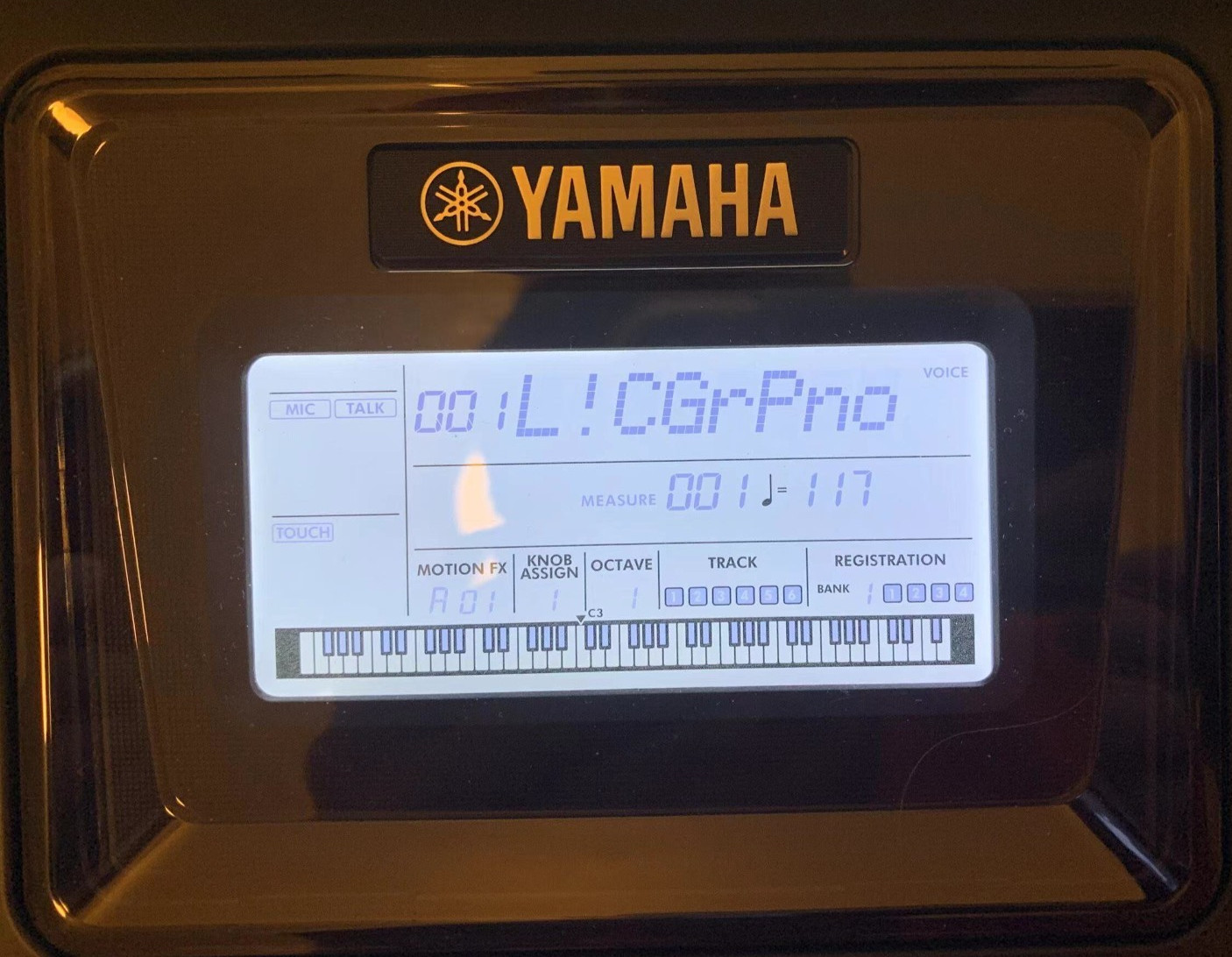 New LCD Screen For Yamaha PSR-E473 LCD Panel Only Display