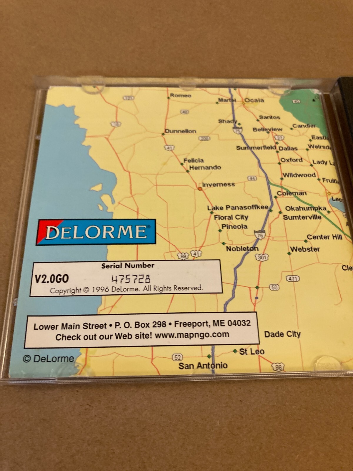 AAA Map N Go 2.0 Delorme Complete Travel Planner CD-Rom Windows 95