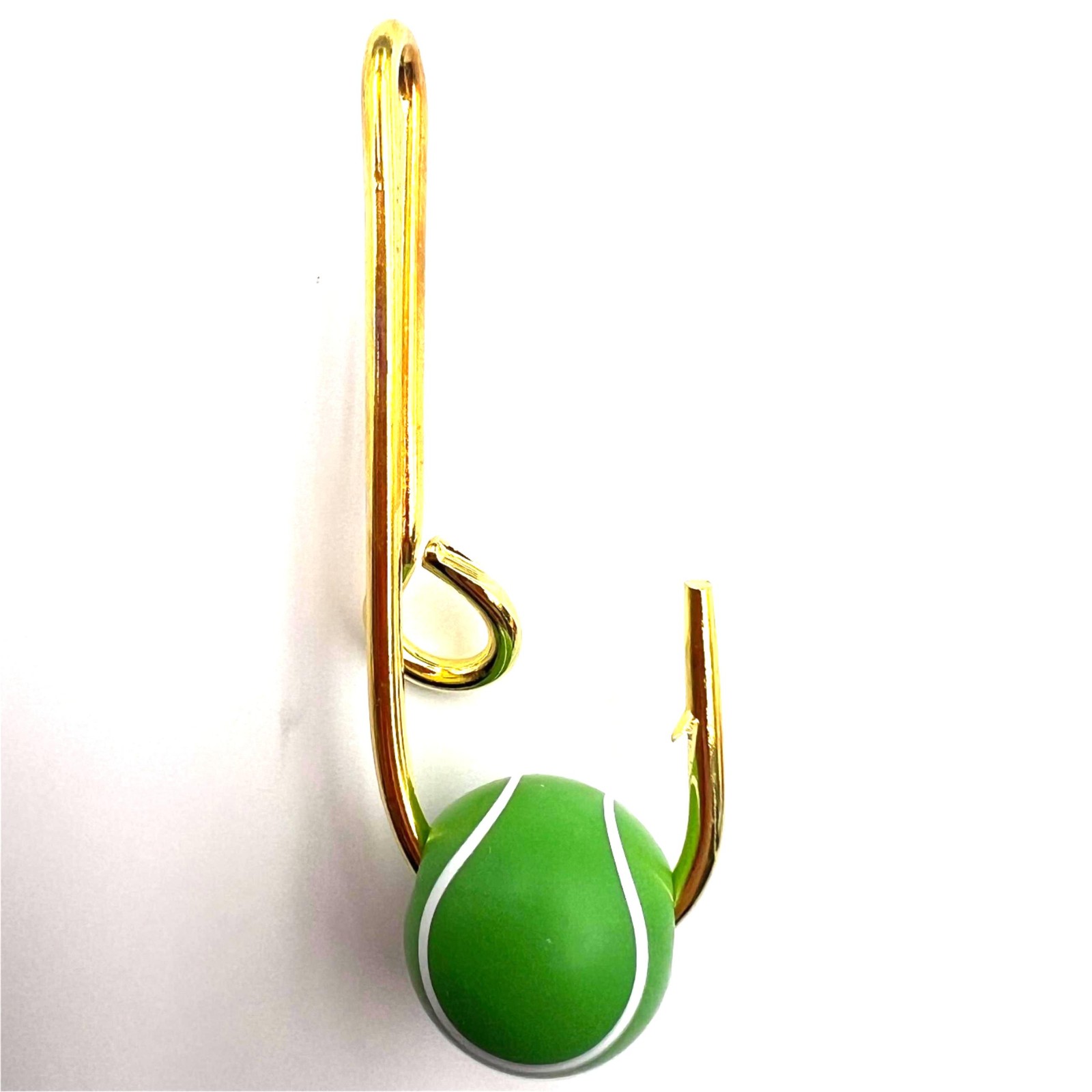 1PC Pin for Fishing Hat Hook Clip Gold Green tennis Fish Hook Hat Clip