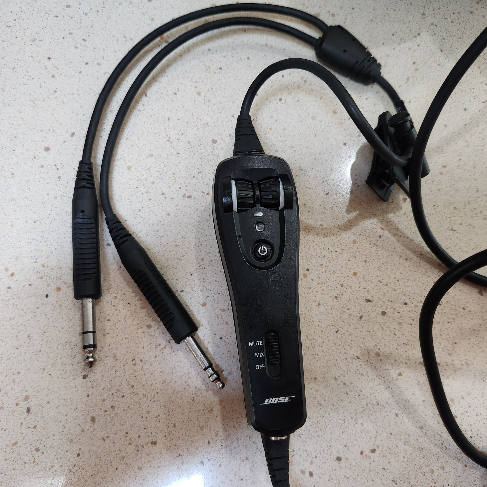 Bose A20 ANR Aviation Headset Dual GA Plug No Bluetooth