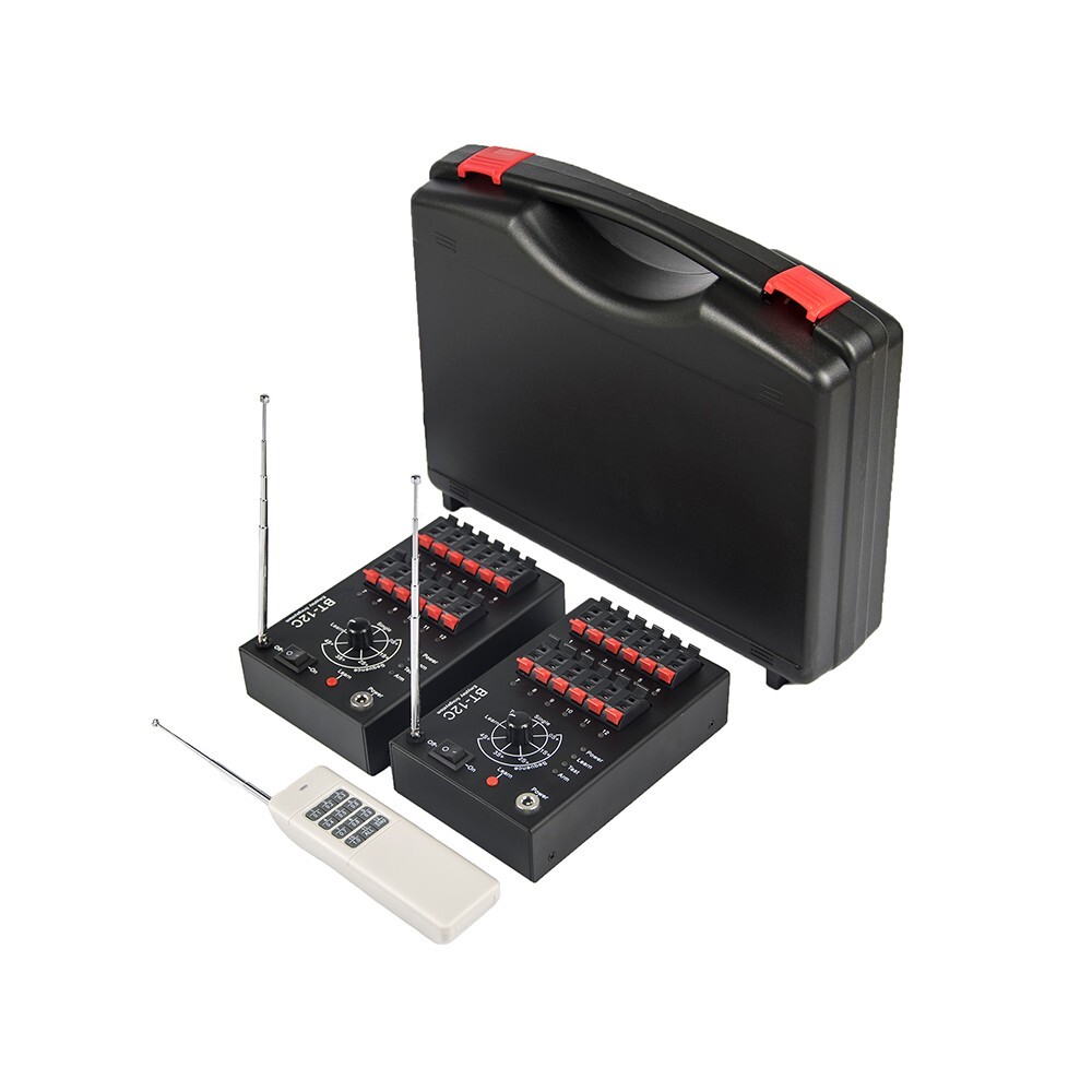 24 Cue wireless remote Fireworks Firing System Dividual Sequential Salvo Step