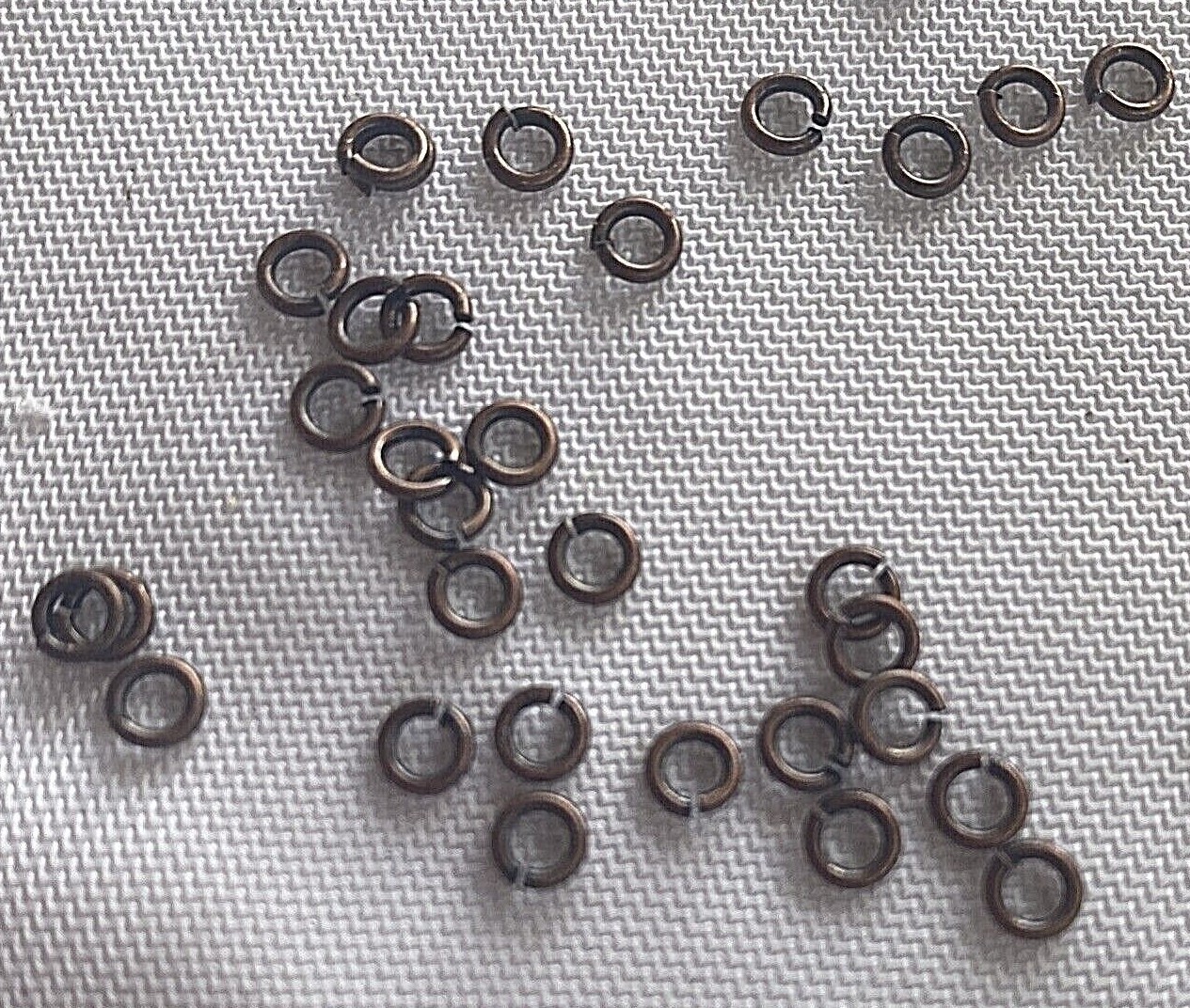 100 pieces ~ 4mm Antique Copper Open Jump Rings
