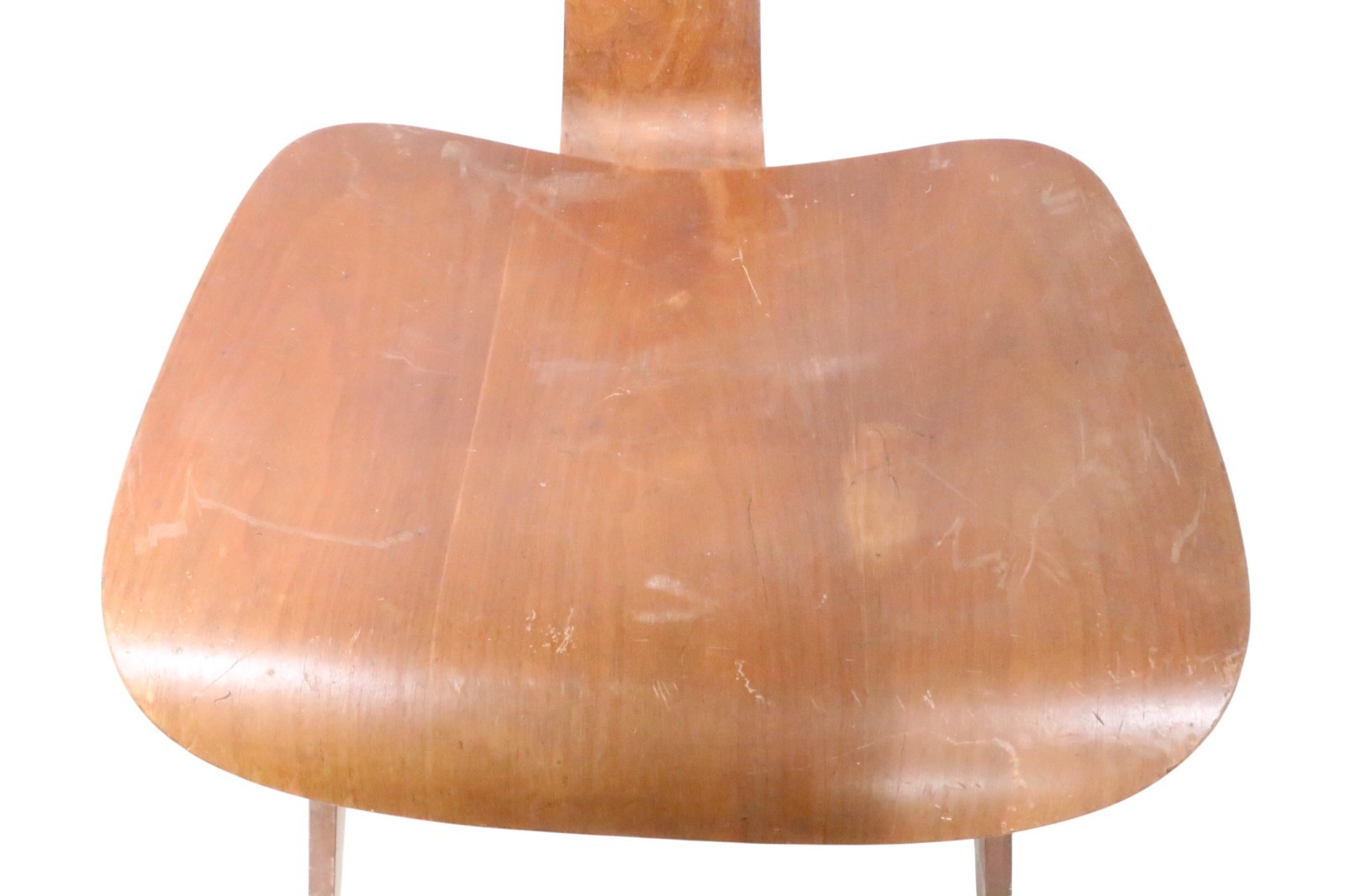 Lot of 4 Early Eames DCW Chairs as is
