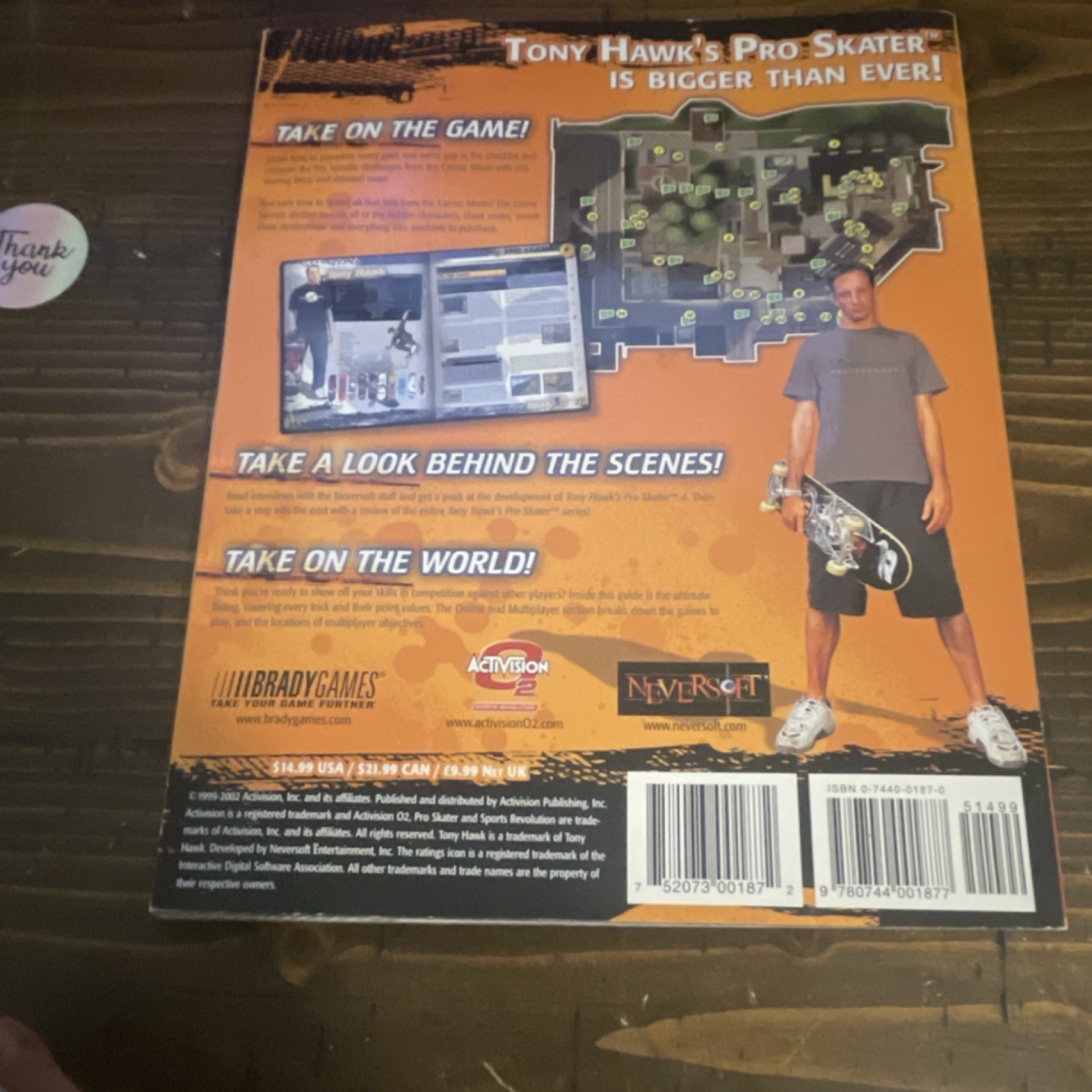 BradyGames Tony Hawk's Pro Skater 4 Strategy Guide 2002
