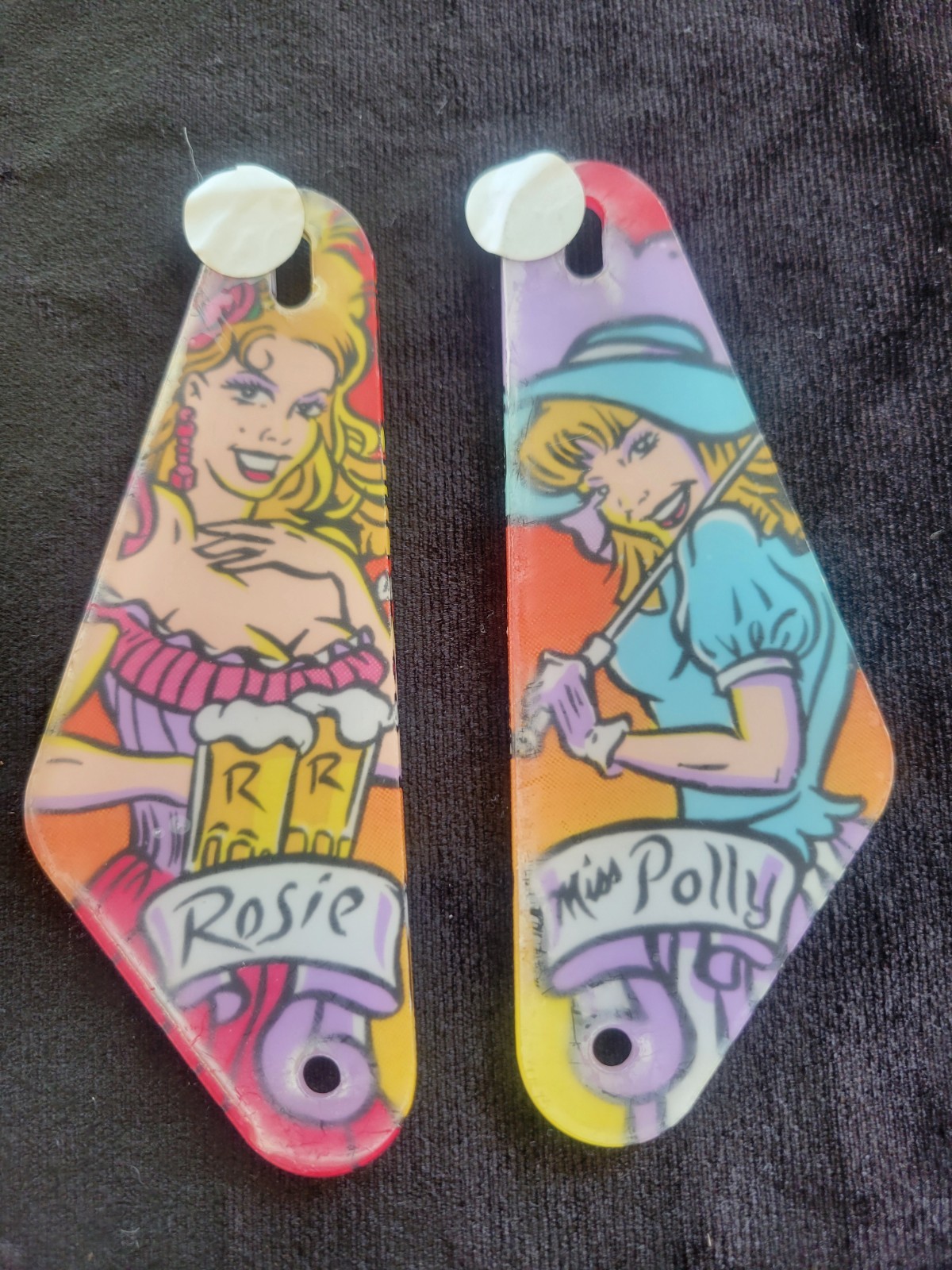 Bally ~ CACTUS CANYON PINBALL - PAIR OF BRAND NEW SLING SHOT PLASTICS