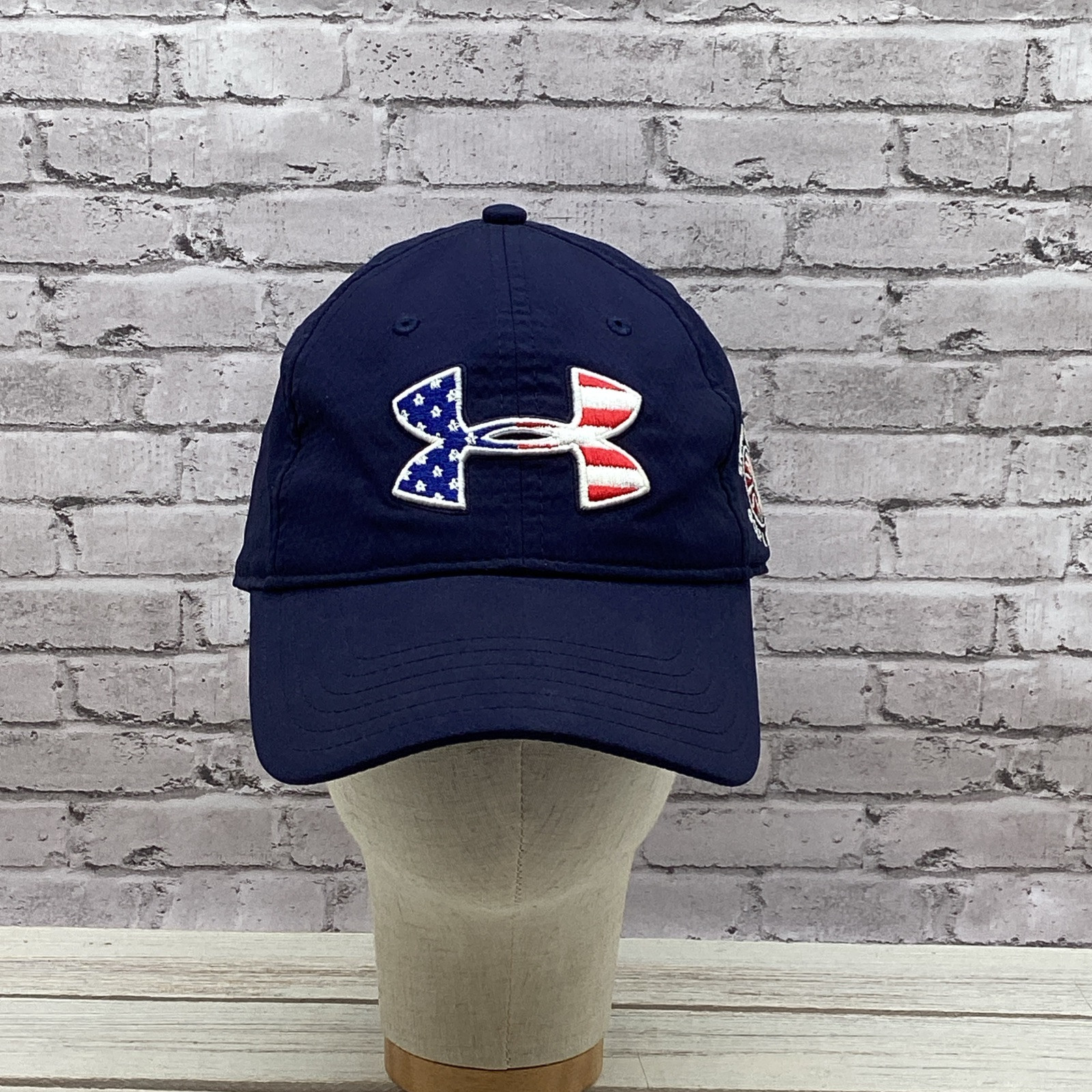 Etowah Valley Golf & Resort American Flag LOGO Under Armour Adjustable cap Hat