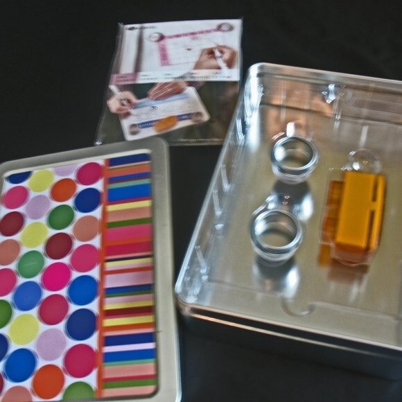 CREATIVE MEMORIES Mini Moments Tin with Sun/Swirl