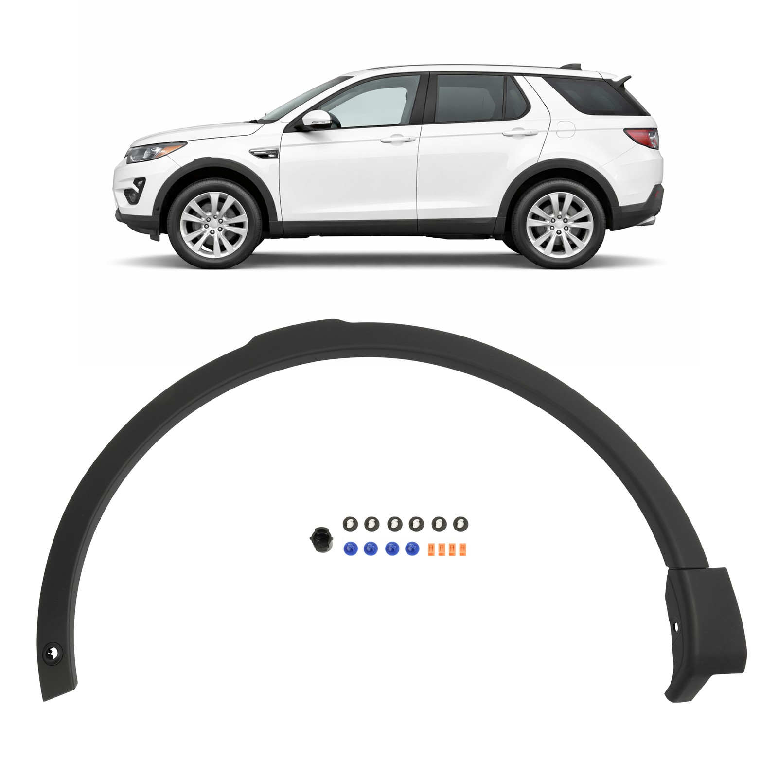 Front Left Fender Flare Wheel Arch For 2015-2017 Discovery Sport W/Sensor Hole