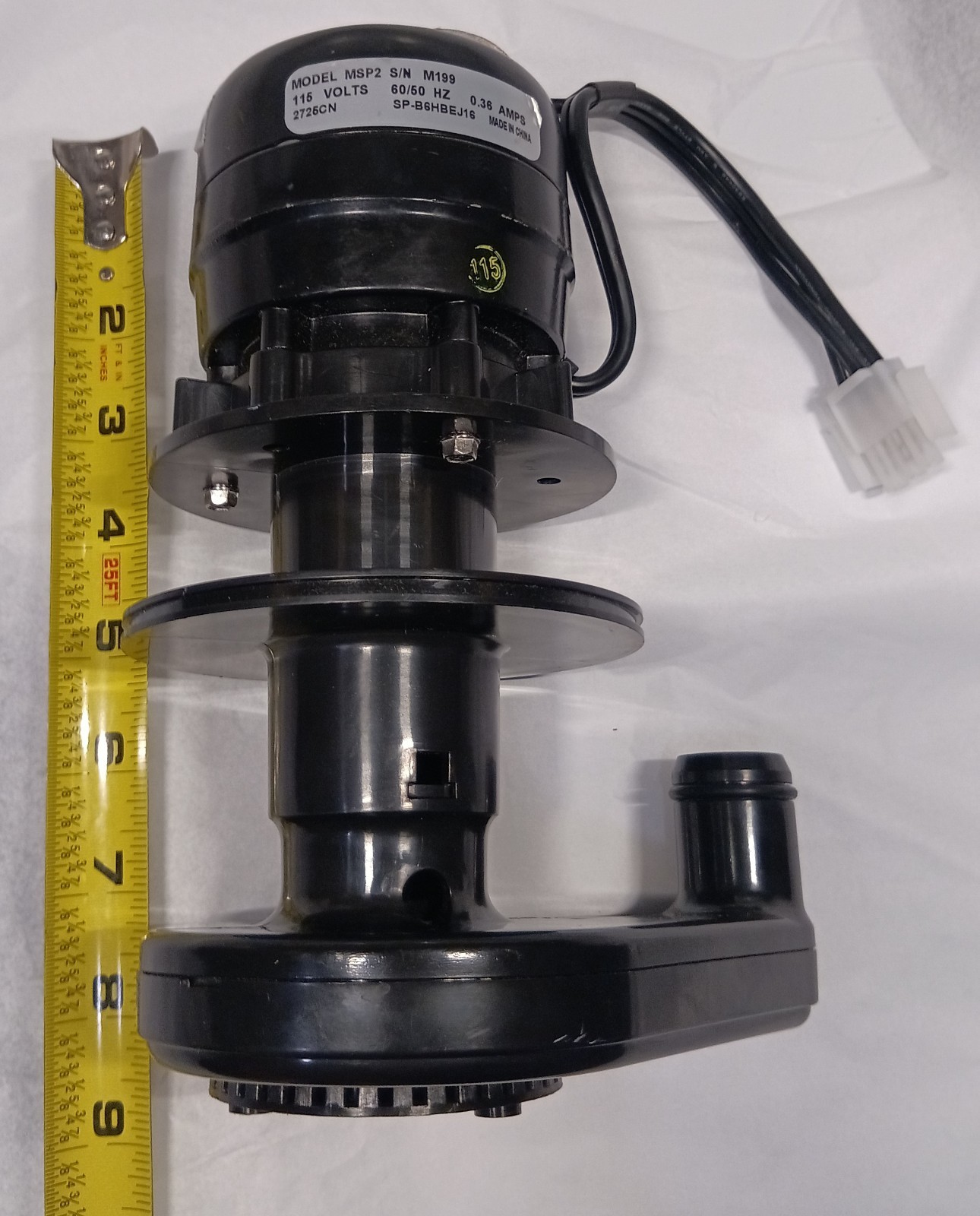Manitowoc MSP2 Water Pump 115V 0.36A Ice Machine Replacement OEM