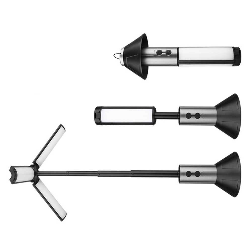 3 Head Adjustable Telescopic Lantern for Tent Yard Garage Outdoor Tasks