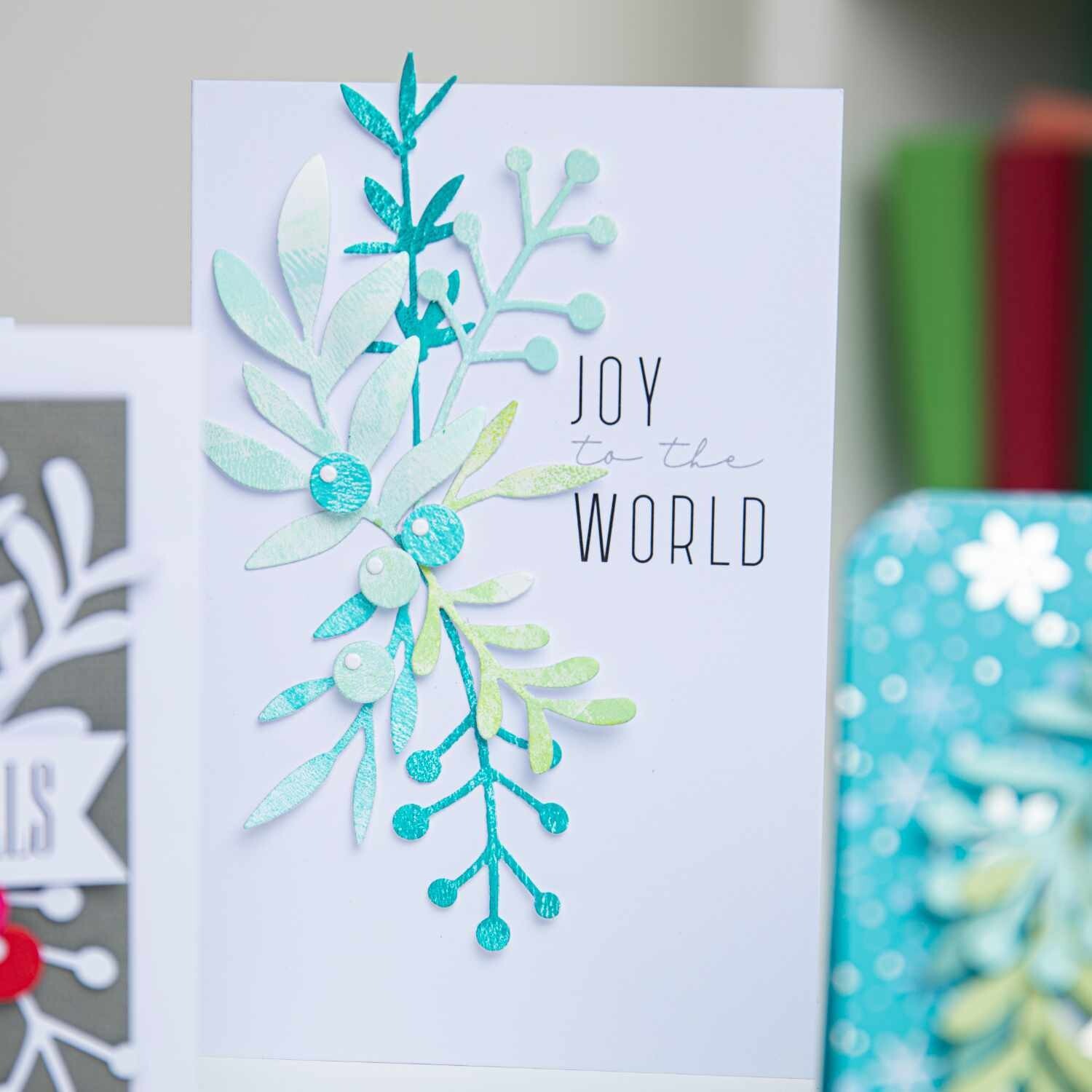 Sizzix Thinlits Buds & Branches Metal Cutting Dies Christmas Holiday 664975 NEW