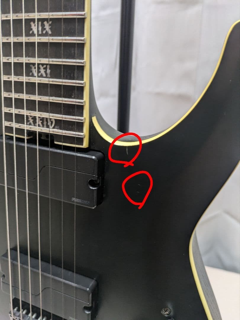 Schecter C-7 Sls Elite Evil Twin 7