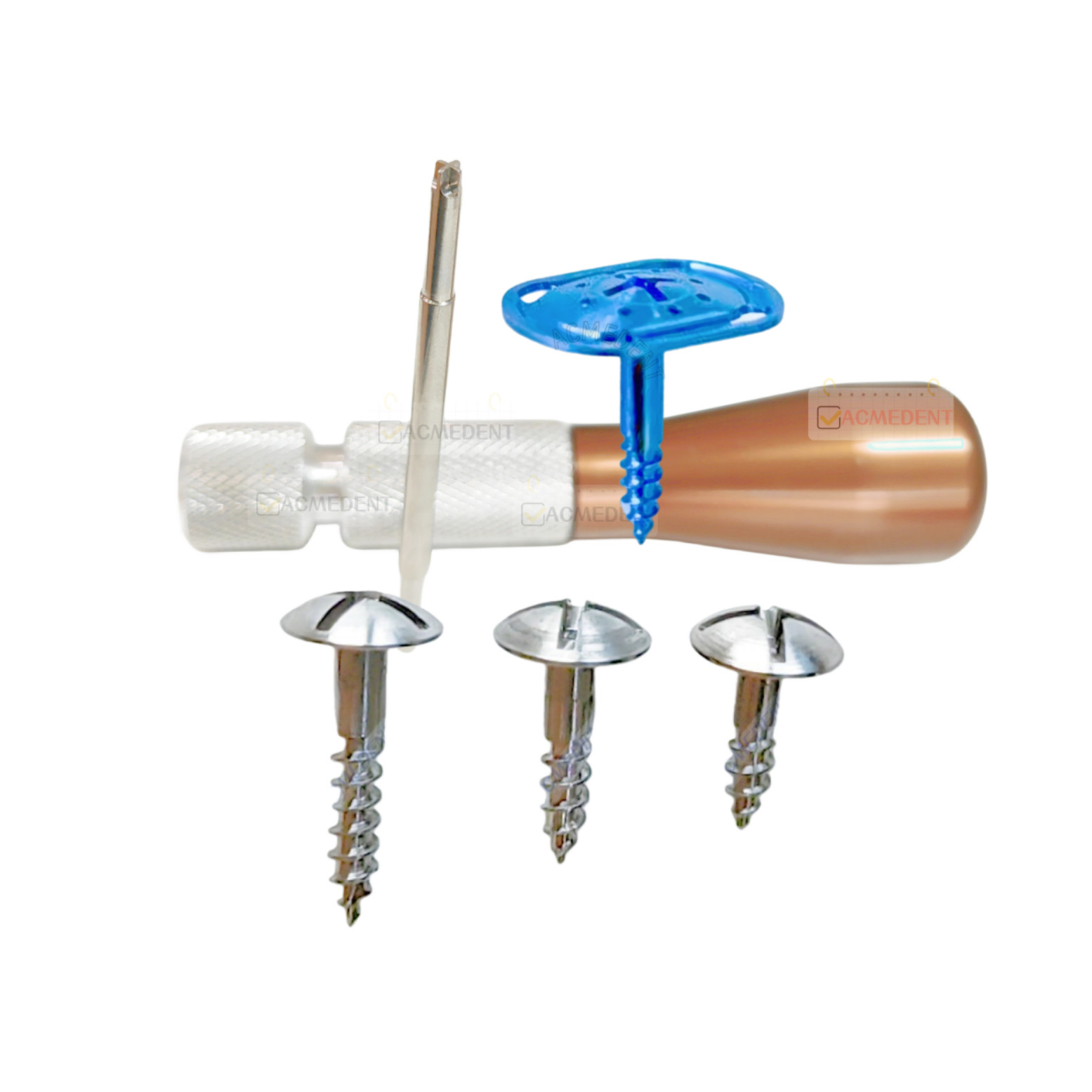 Dental Tent Screw Guided Bone Regeneration Wide Screws Membrane Screwdriver
