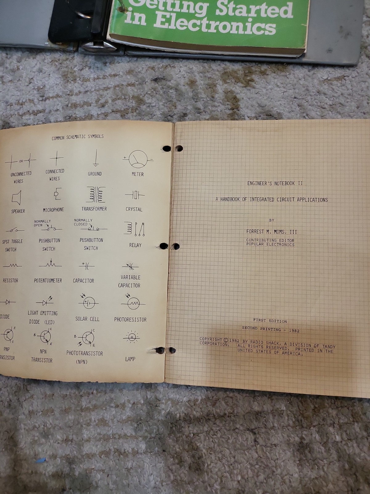 Archer Engineer's Notebook II Integrated Circuit Application 1982 1st ed 2 Print