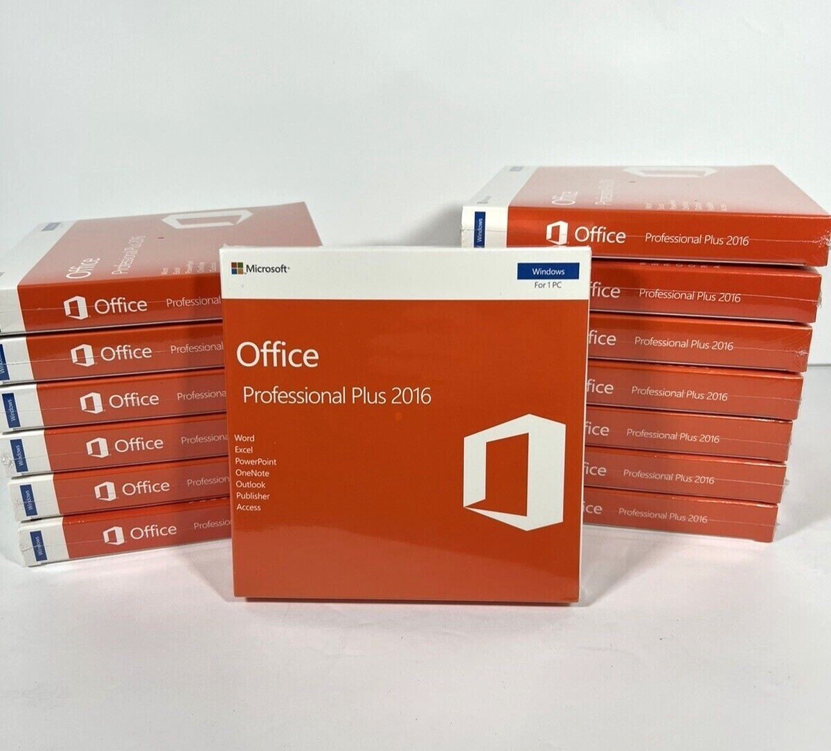 Microsoft Office 2016 Professional Plus DVD  +Product Key Sealed New