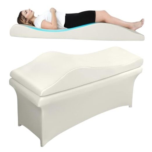 Ergonomic Lash Bed Pad, 30D Foam Esthetician Mattress Topper for Lash Cream