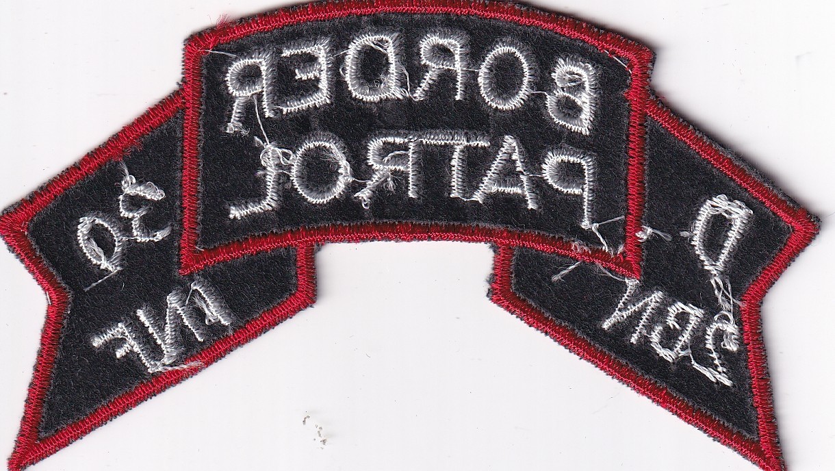 D Co 2nd BN 30th Infantry Patrol scroll patch Cold War 1980s