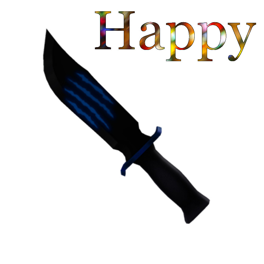 BLUE SCRATCH KNIFE💙🖤FAST DELIVERY!!!!💙🖤MM2 MURDER MYSTERY 2 ROBLX LEGENDARY
