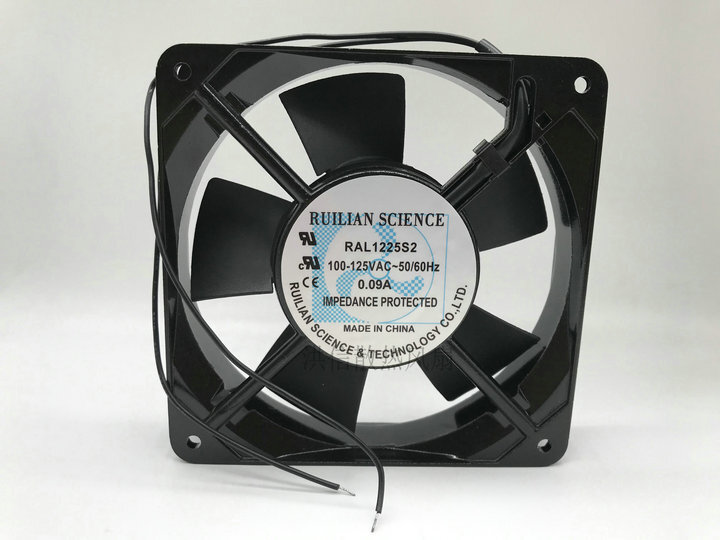 XINRUILIAN RAL1225S2 Fan 100-125V 0.09A 50/60HZ