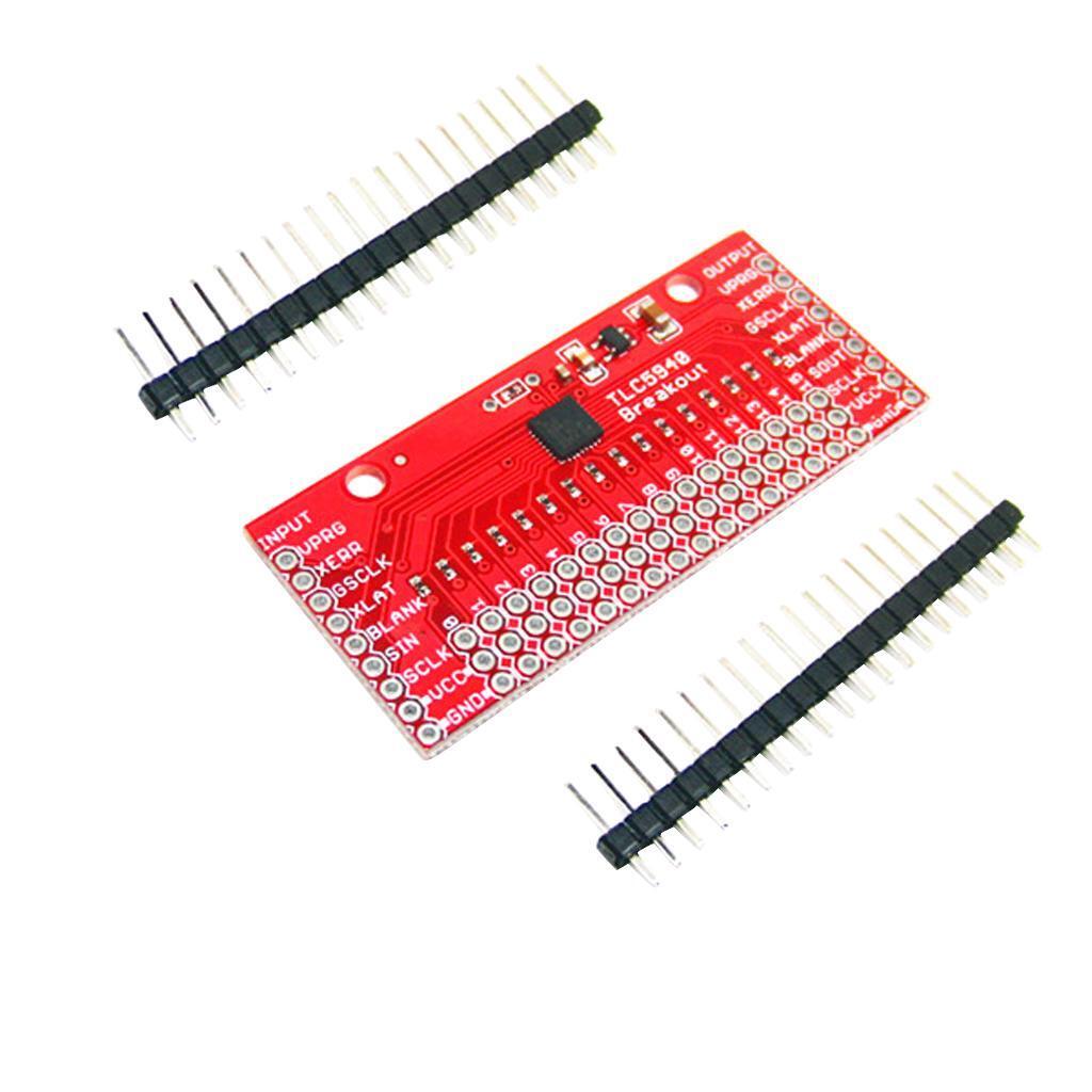 LED Driver Breakout - TLC5940 (16 Channel) LED Control Board DIY Module