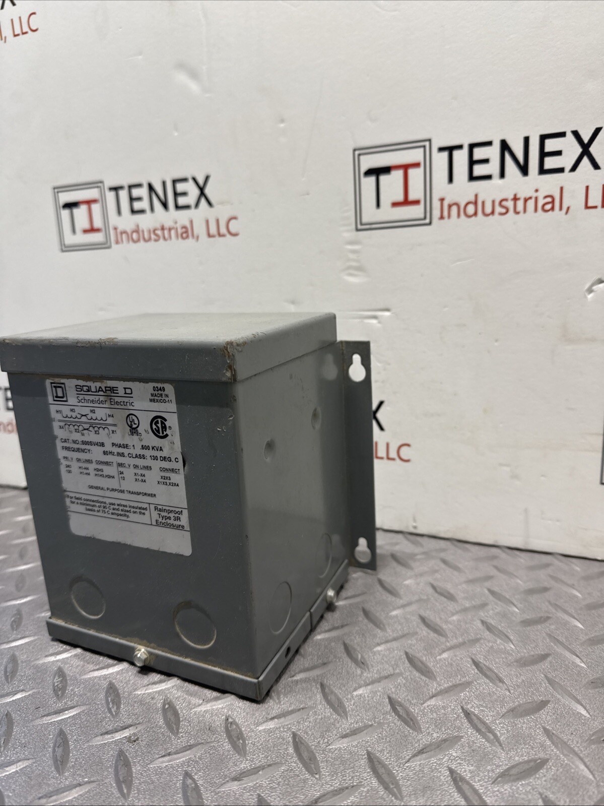 Square D .500KVA General Purpose Transformer 500SV43B A-38