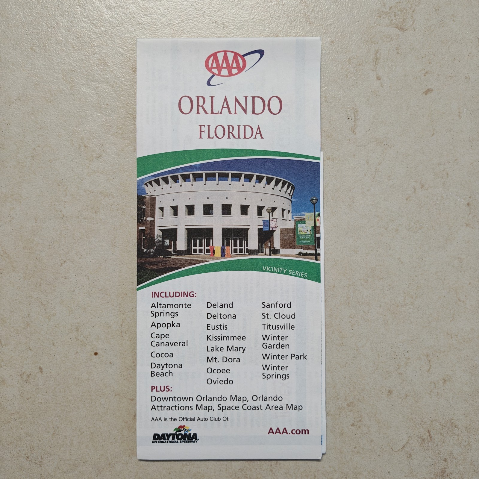AAA Road Map - Orlando Florida - Vicinity Series - 2007 #2439