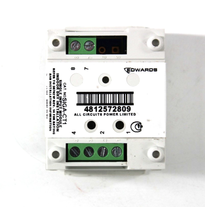 SIGA-CT1 EDWARDS FIRE ALARM INPUT MODULE -NEW