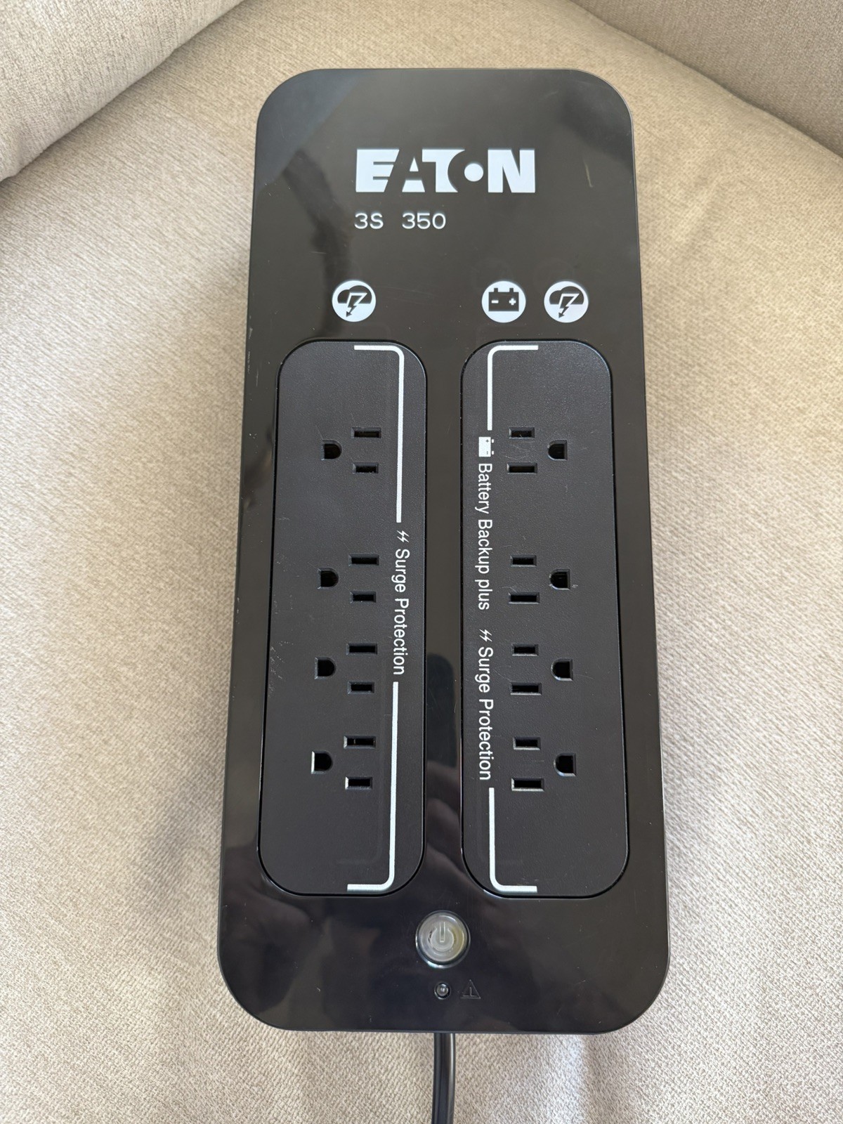 Eaton 3S350 UPS 350VA / 200W Battery Backup Surge Protection