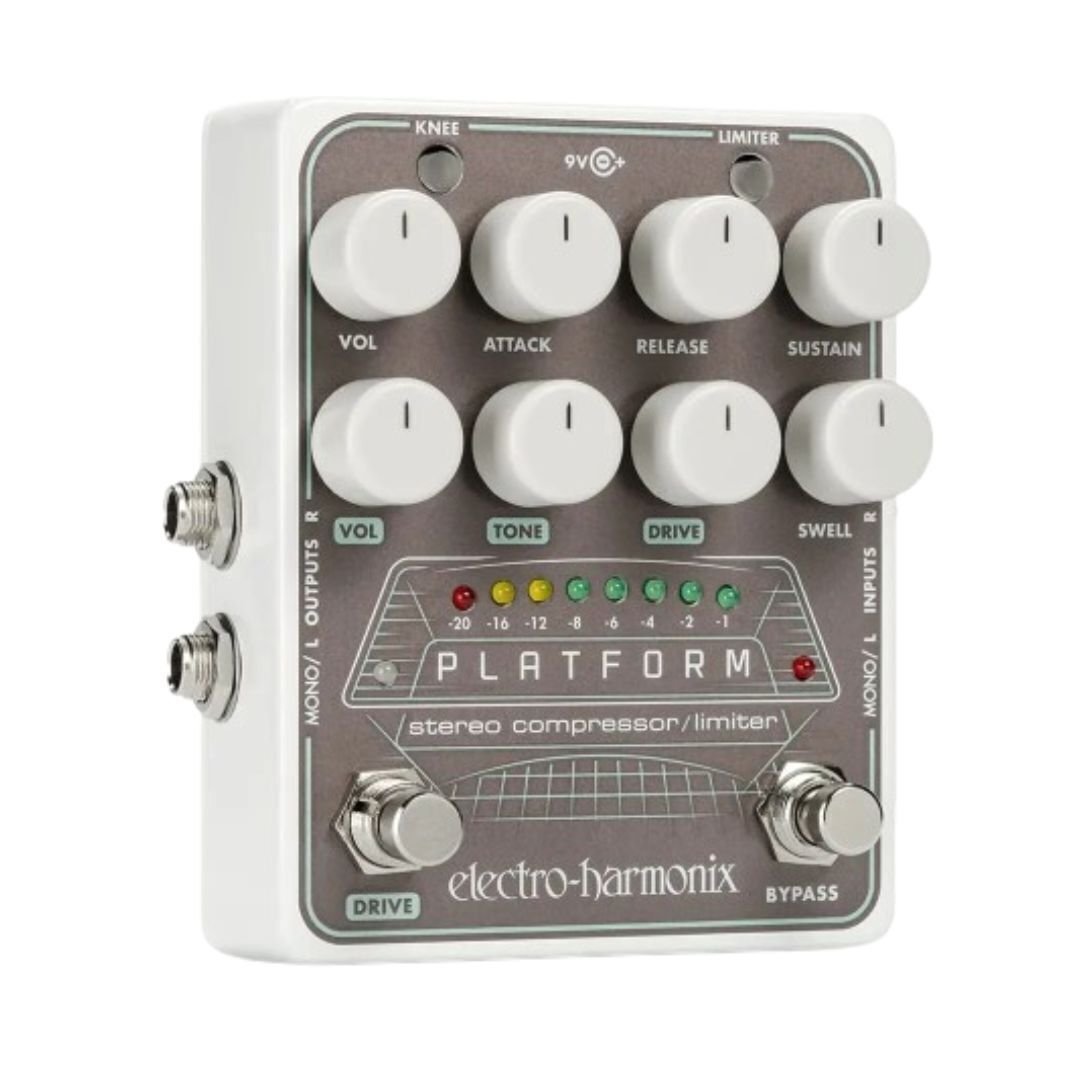 Electro Harmonix Platform Stereo Compressor Limiter Pedal PRO Audio