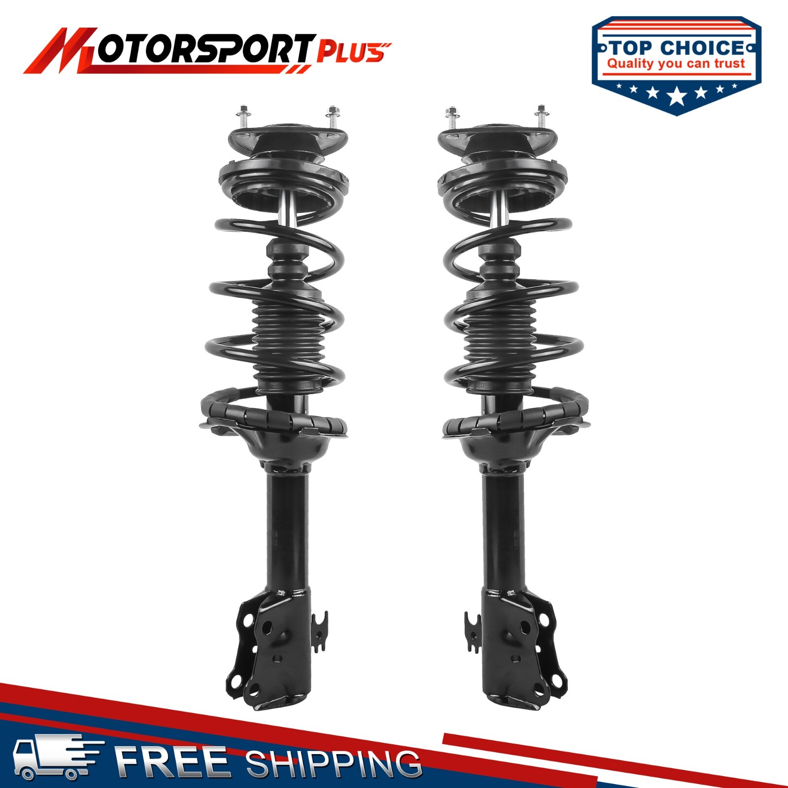 2PCS Front Complete Shocks Struts Assembly For 2004-2006 Scion xA xB I4 1.5L