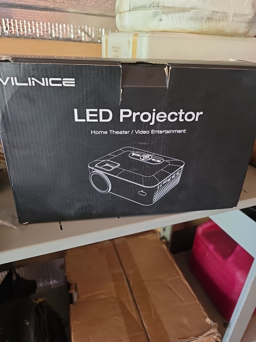 VILINICE LED Projector Home Theater/Video Entertainment VL208 Manual Included