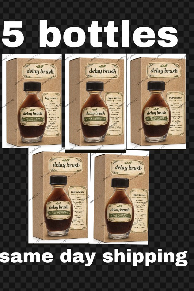 Delay brush easier than Spray For Men male oil desensitizer (5 bottle)