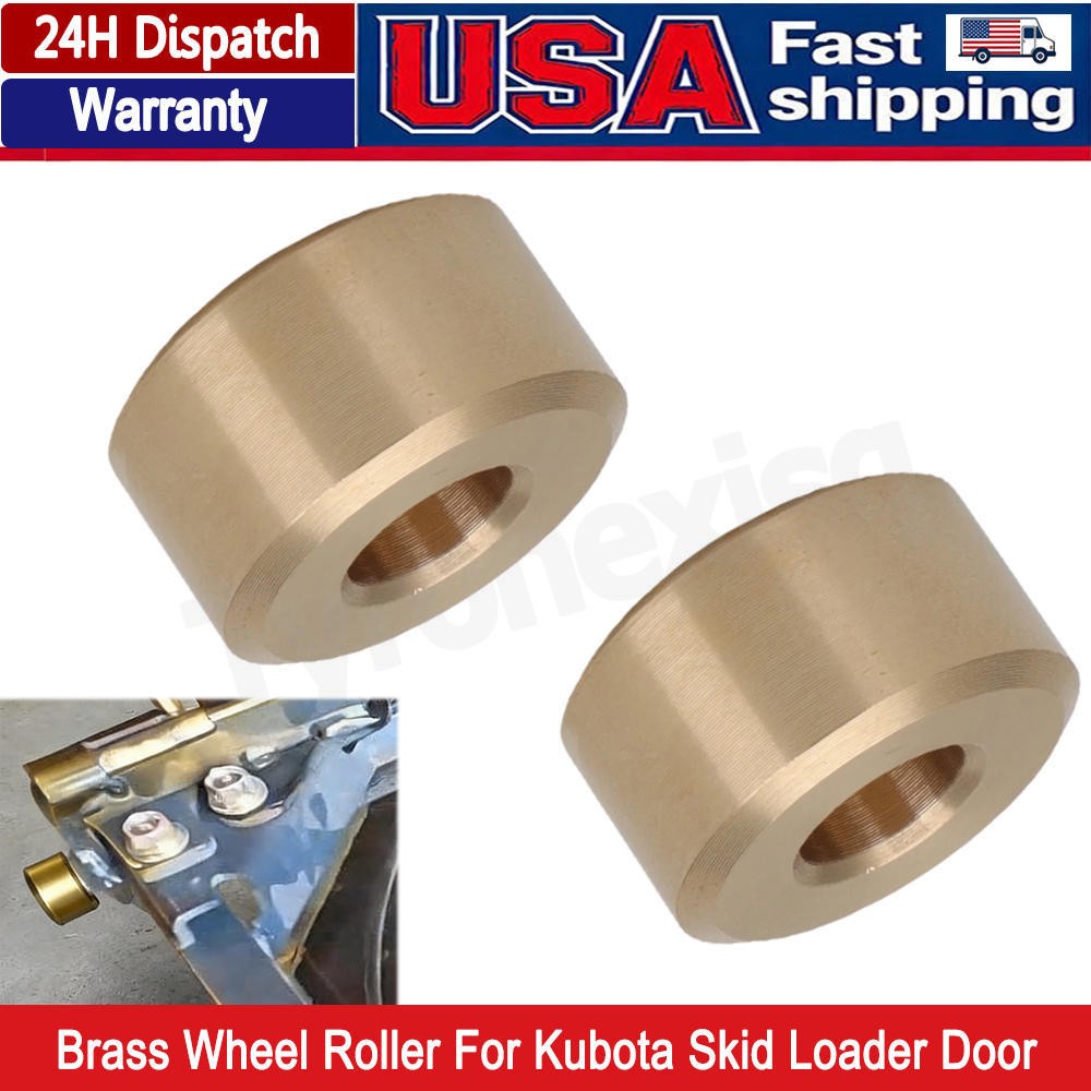 2x Door Wheel Roller For Kubota SVL65 SVL75 SVL97 Skid Loader Door V0511-35910