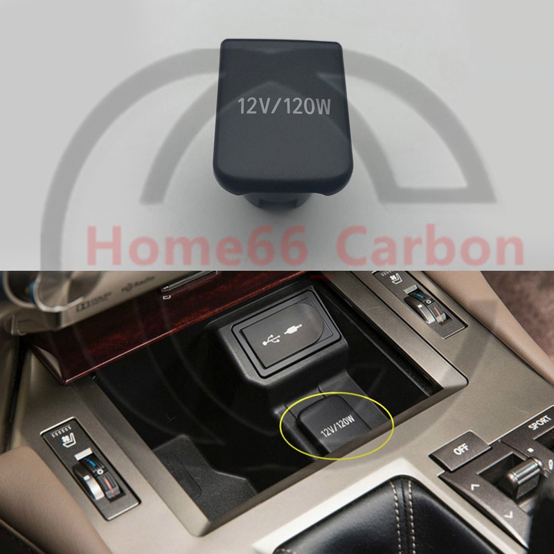 ✨For Lexus GX460 2010-14 Cigarette Lighter AC Power Outlet Socket Cap Cover Plug
