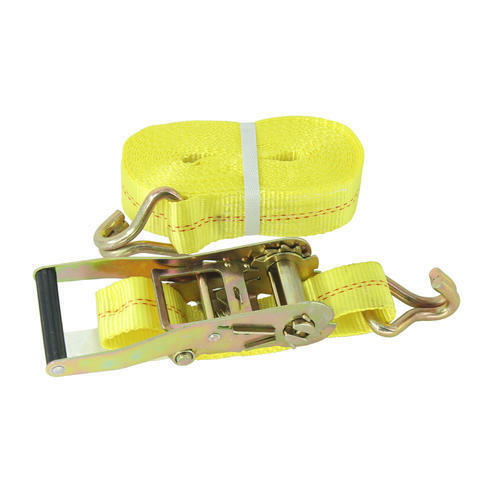 2" x 27' Double J Hook Ratchet Cargo Strap Tie Down Heavy Duty 10,000 / 3,300 lb