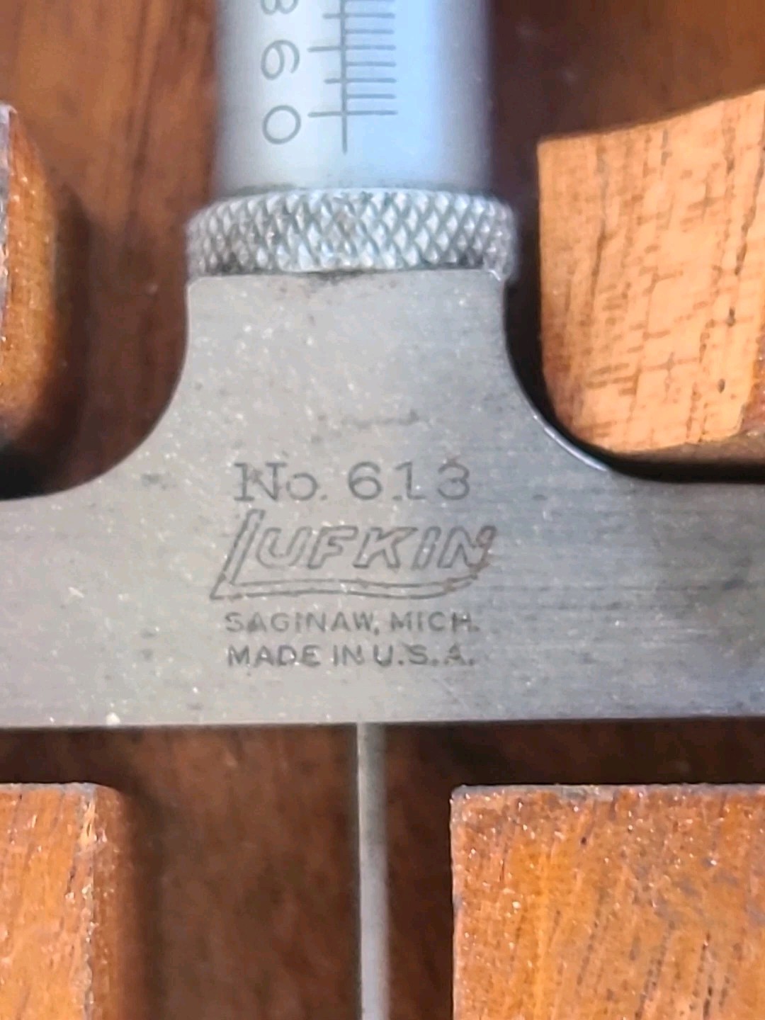 Vintage Lufkin Depth Micrometer. No.613