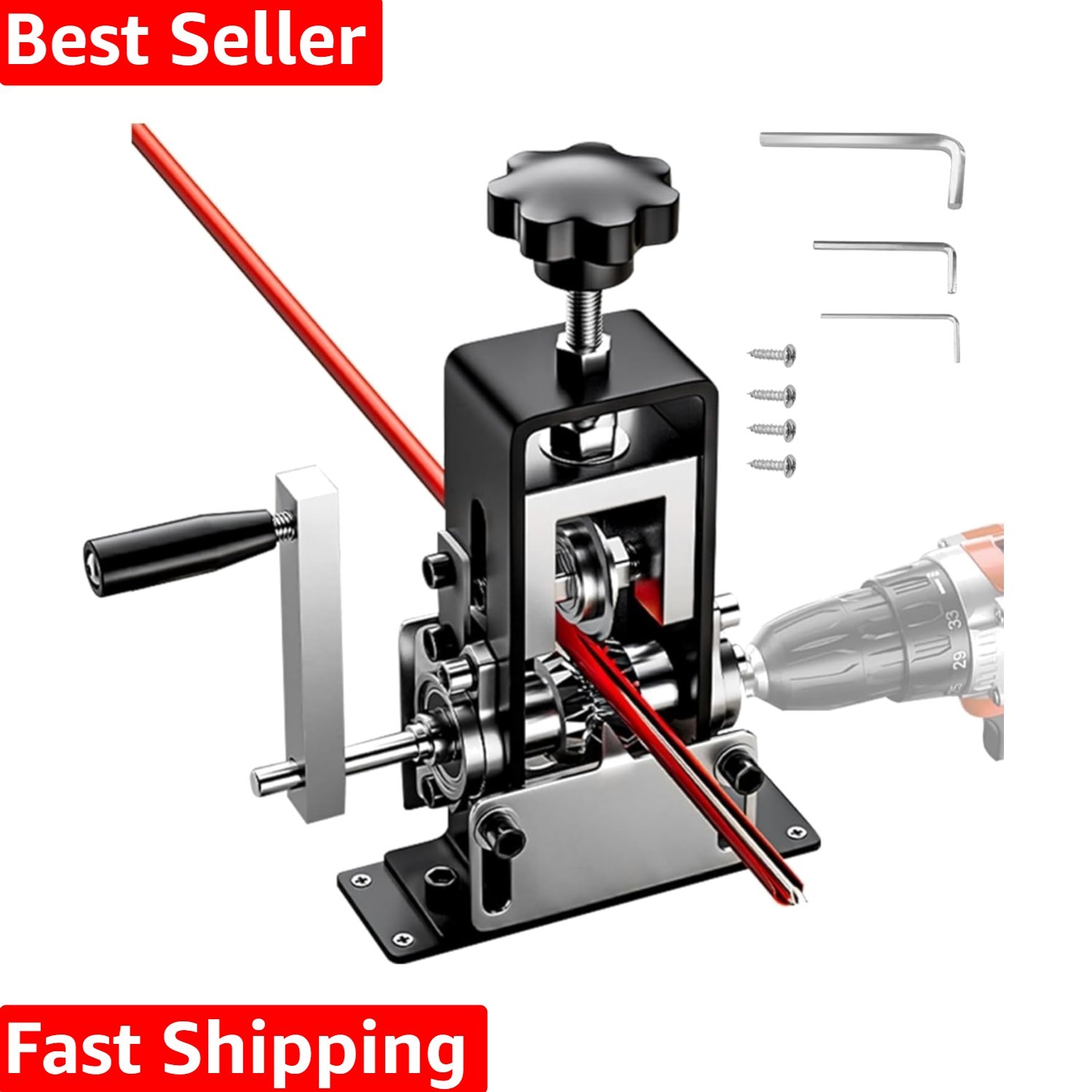 Aluminum Hand Crank Wire Stripping Machine for Scrap Copper – 3-
