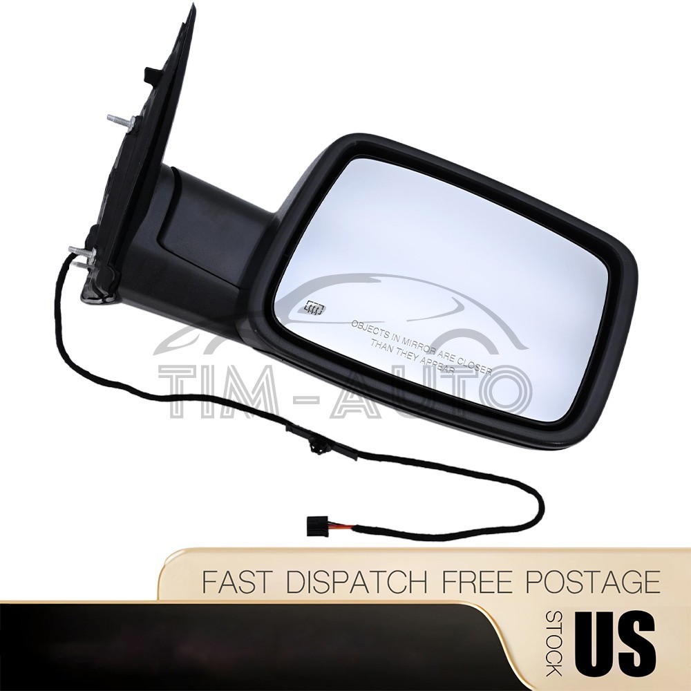 Passenger Side For 2013-2018 Dodge Ram 1500 Manual Folding Heated Side Mirror