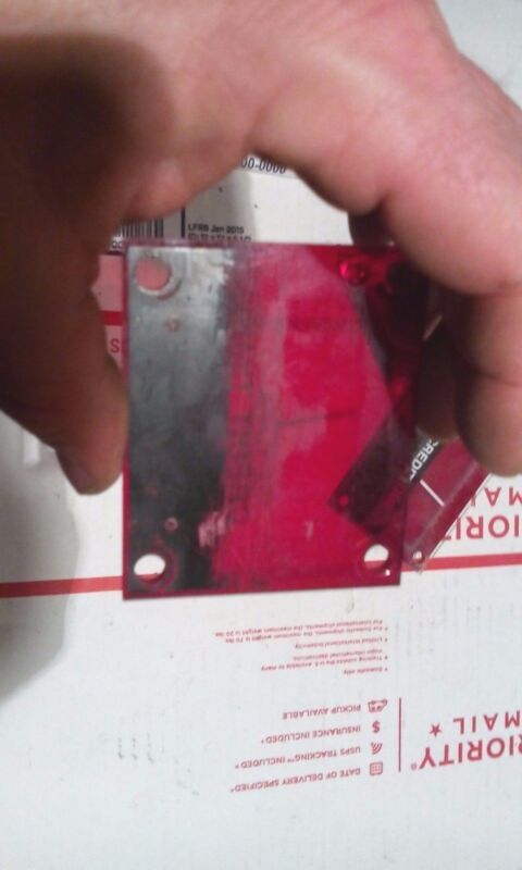 crane claw arcade timer/credit plexi sign part