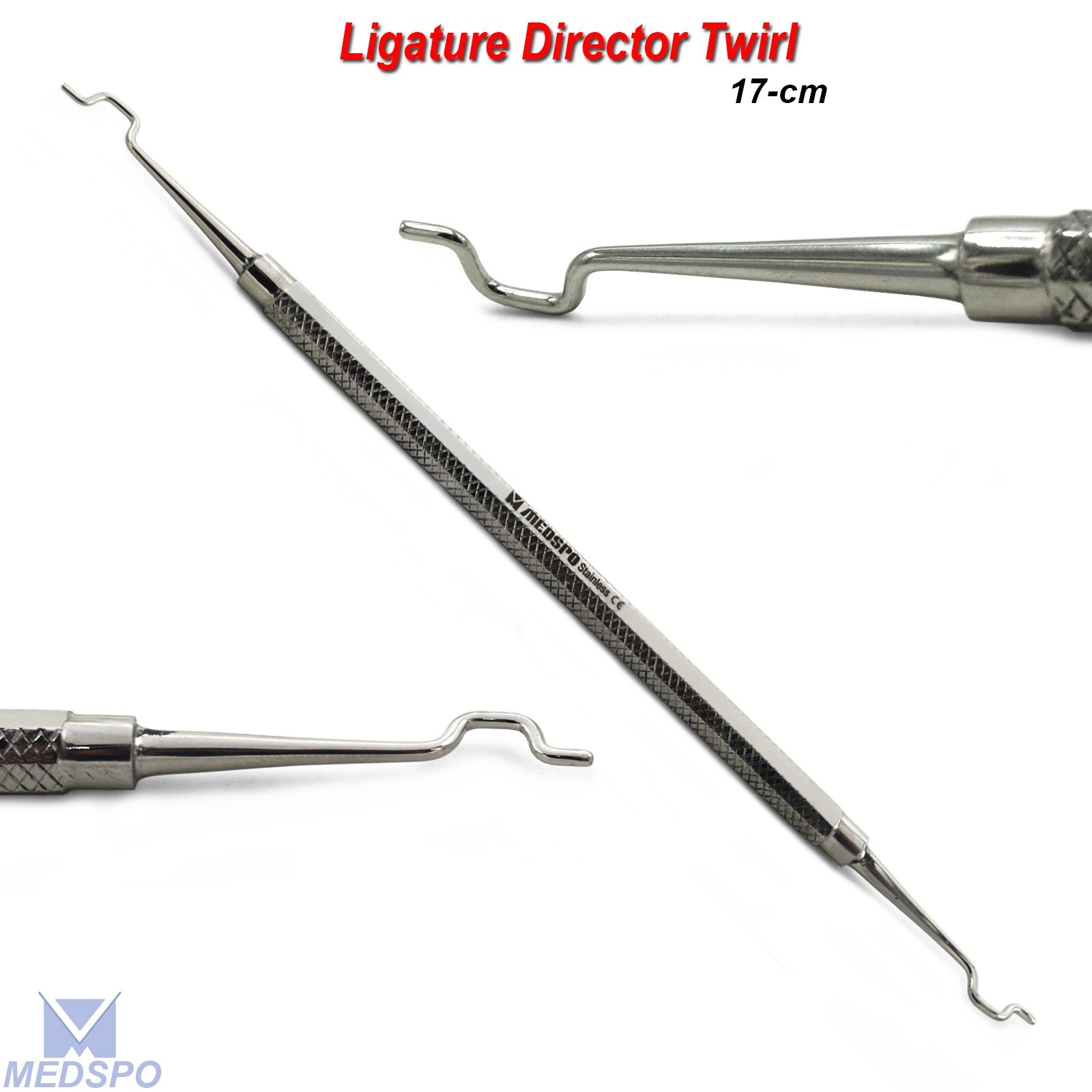 Dental Twirl Ligature Elastic Placing Applicator Scaler Orthodontic Instruments