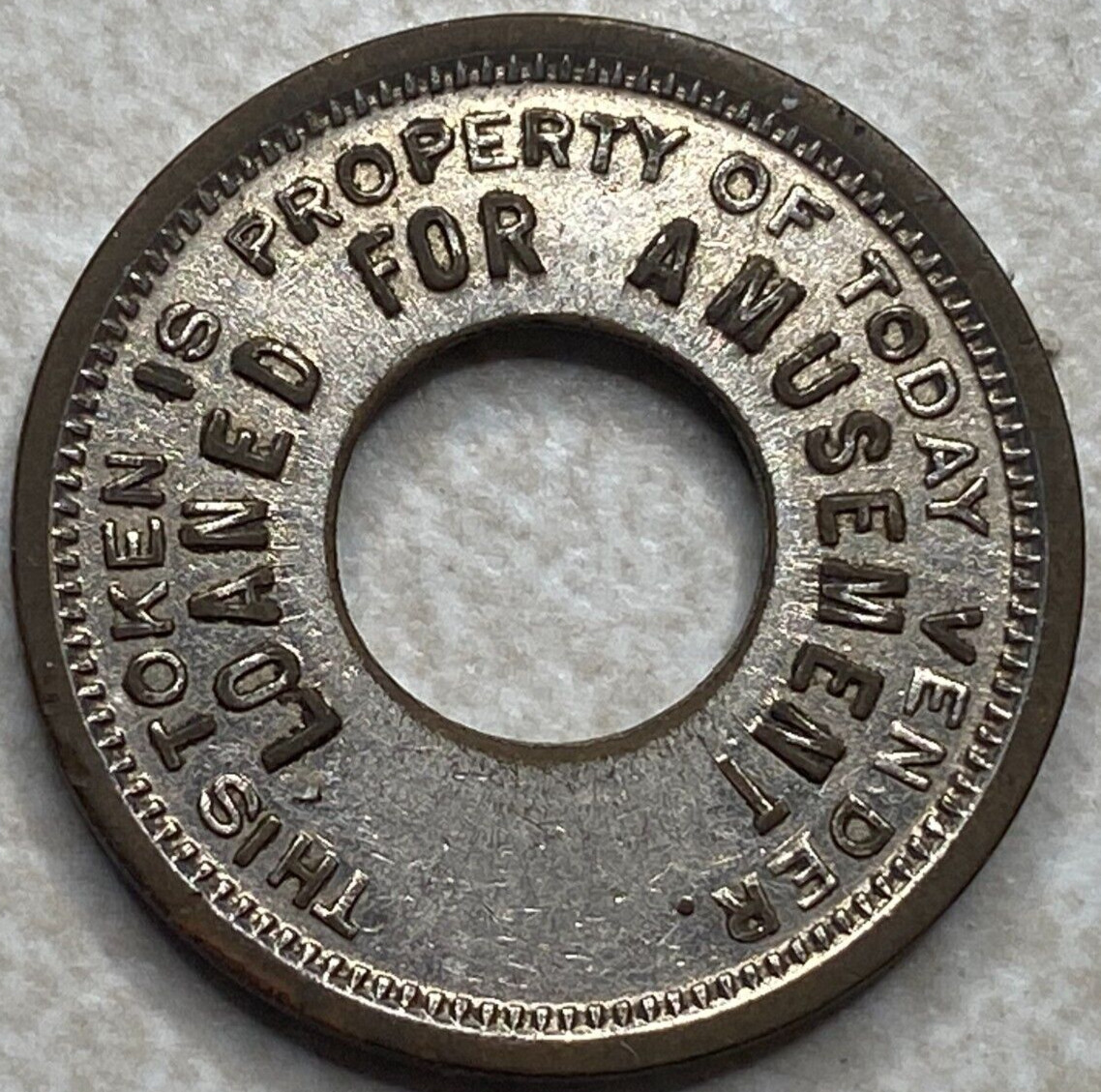Today Vender Chicago IL Illinois Arcade Trade Slot Token T6685
