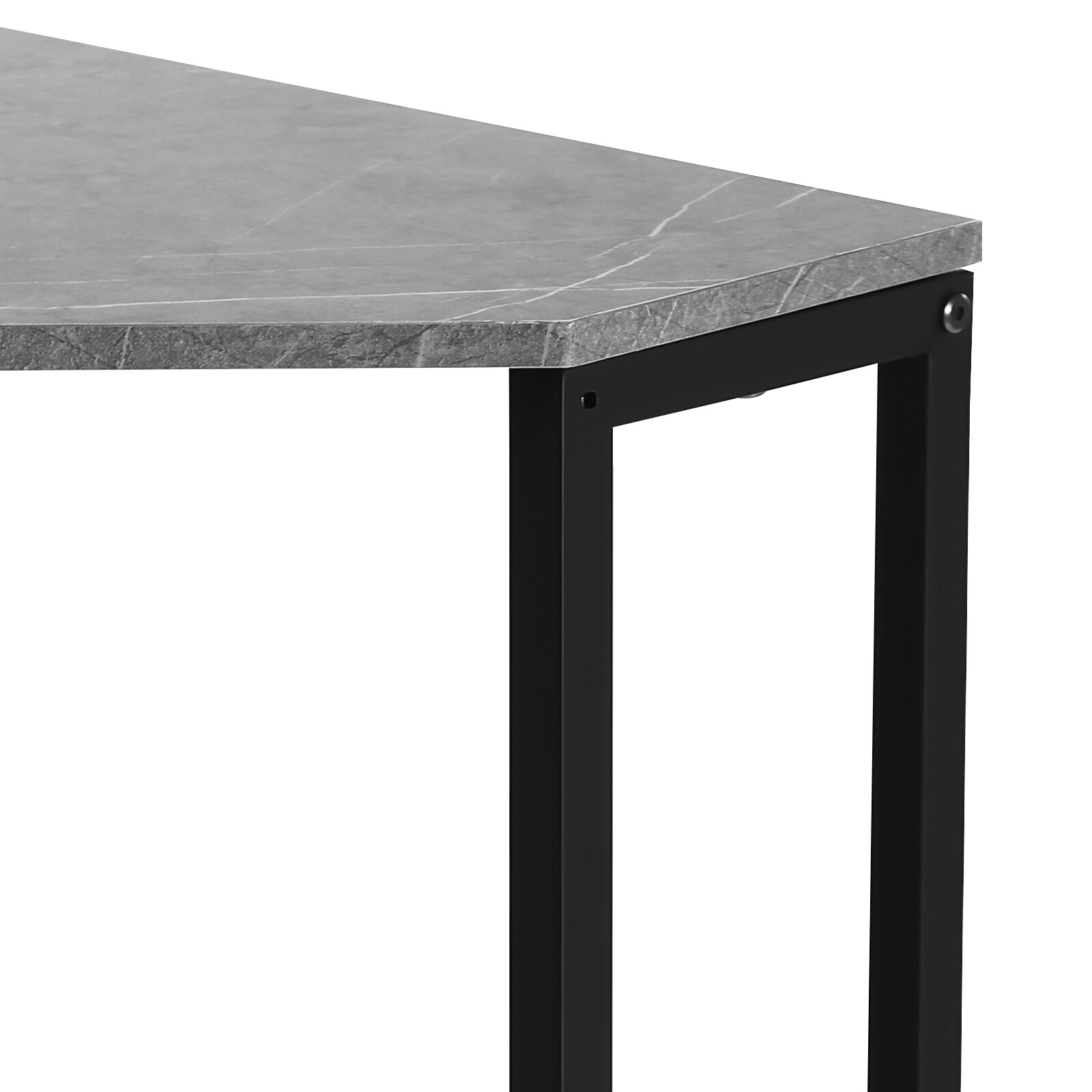 Corner Desk with Outlets, Small Desk with Outlets,Free Standing Corner Table