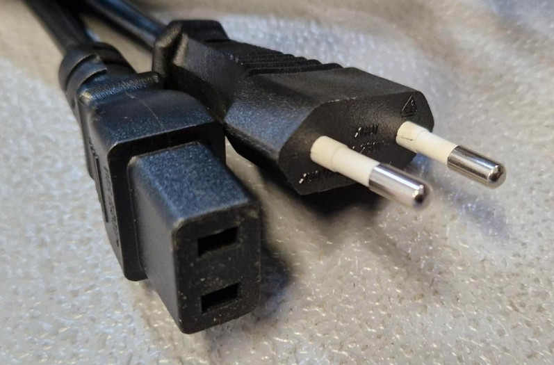 European power cord cable for REVOX taperecorder A77
