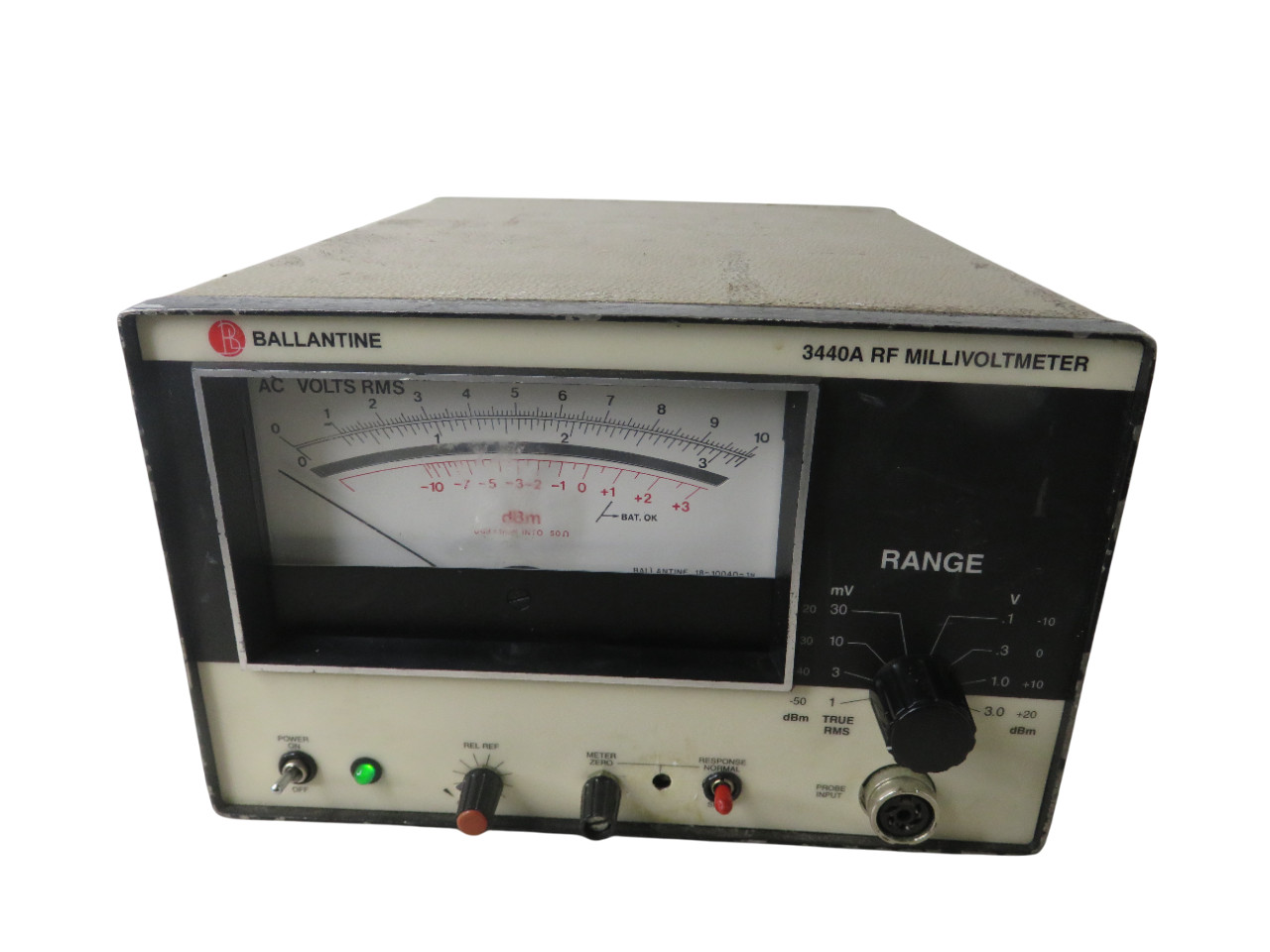 BALLANTINE 3440A RF MILLIVOLTMETER - Free Shipping